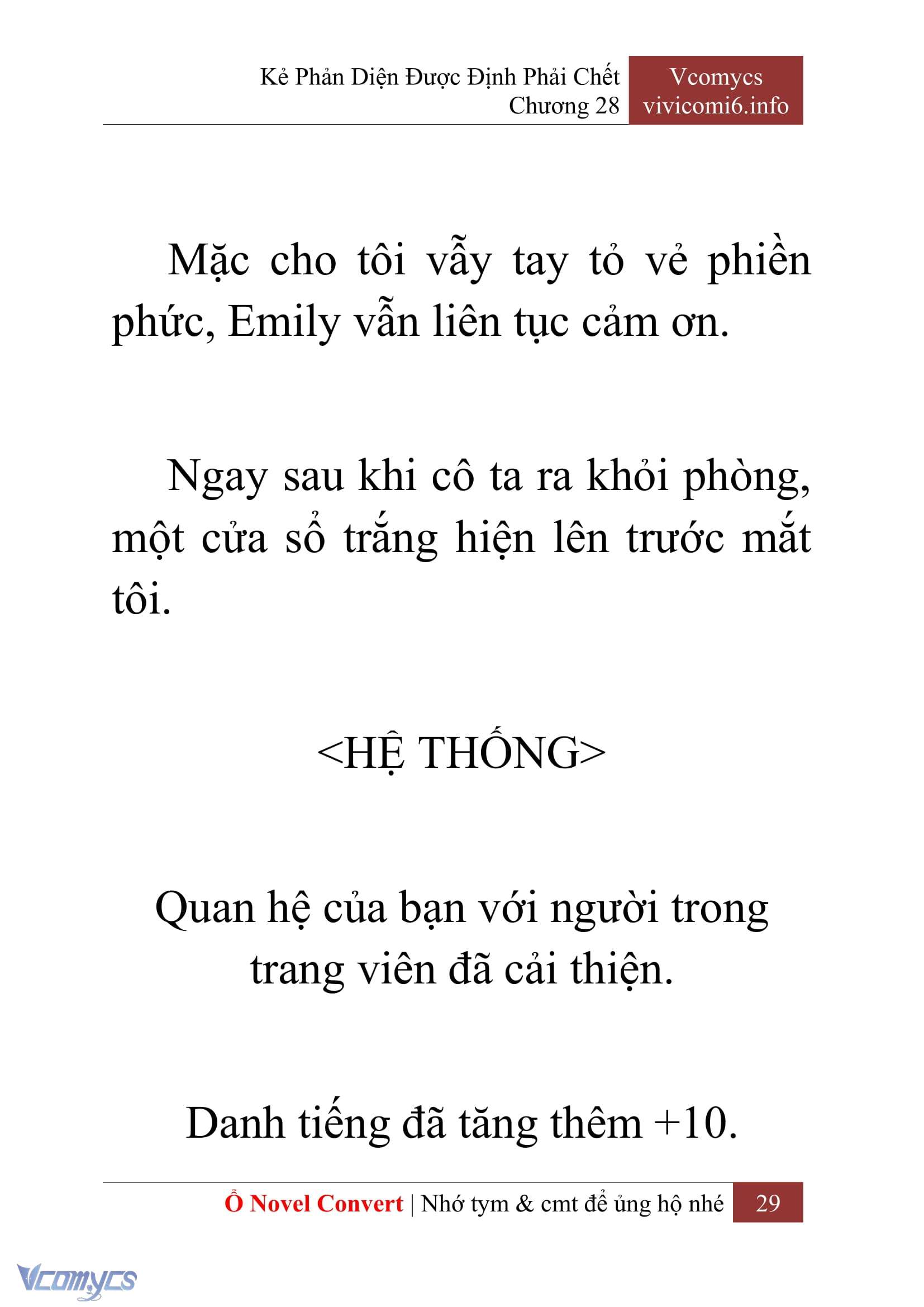 [Novel] Kẻ Phản Diện Được Định Phải Chết Chap 28 - Trang 2