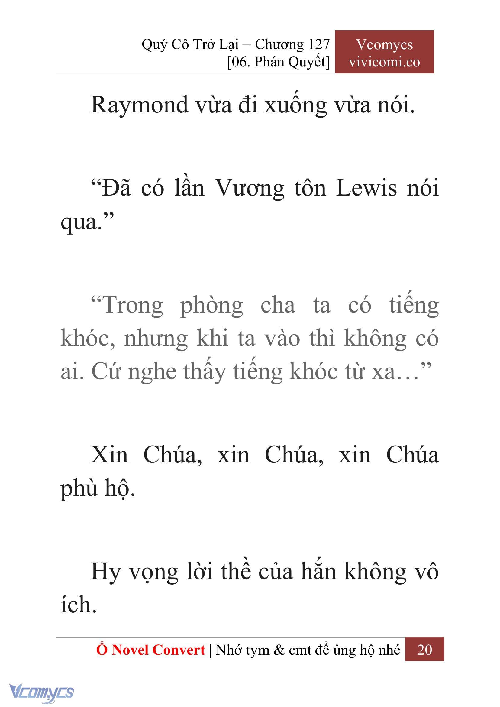 [Novel] Quý Cô Trở Lại Chap 127 - Trang 2