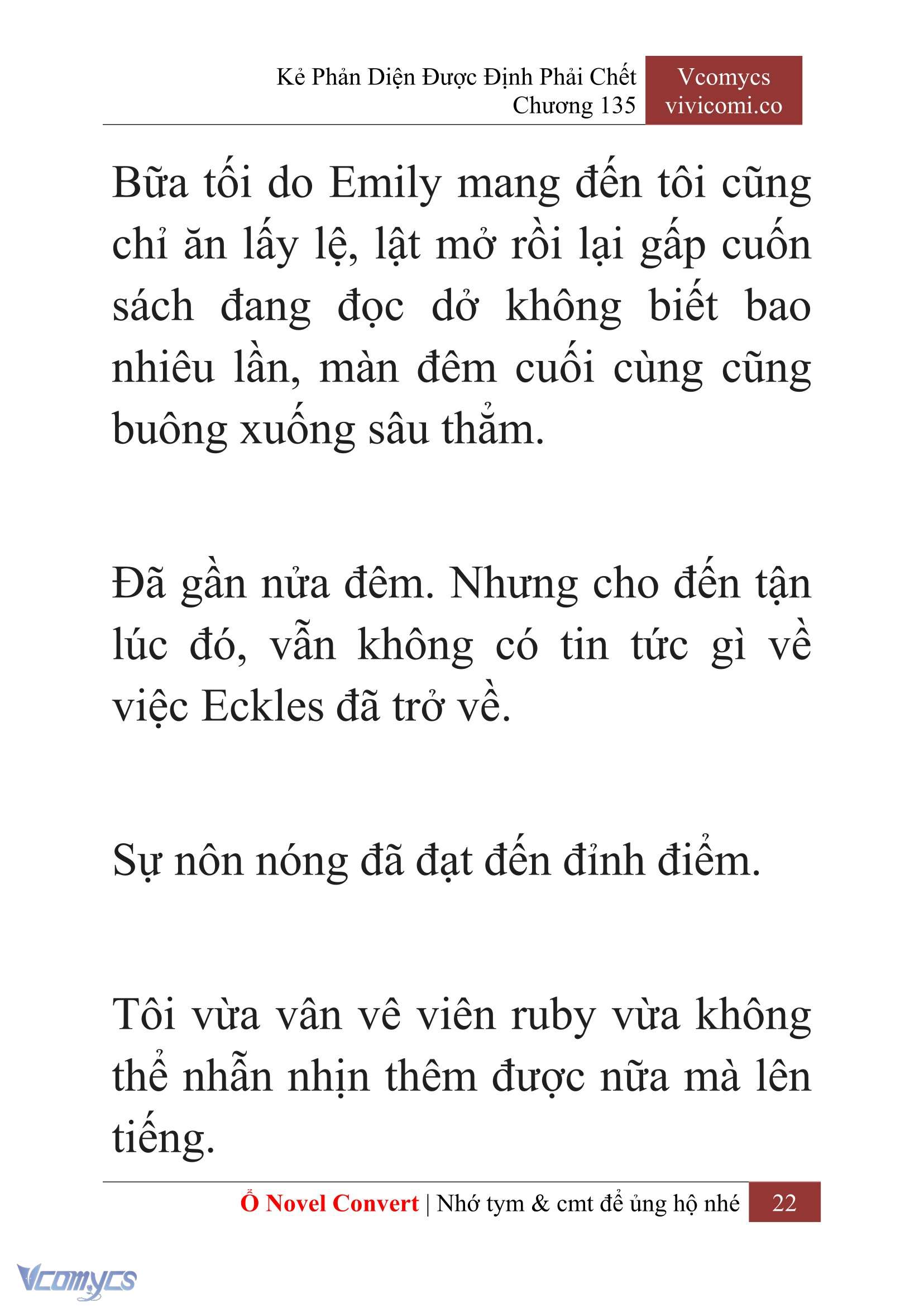 [Novel] Kẻ Phản Diện Được Định Phải Chết Chap 135 - Trang 2