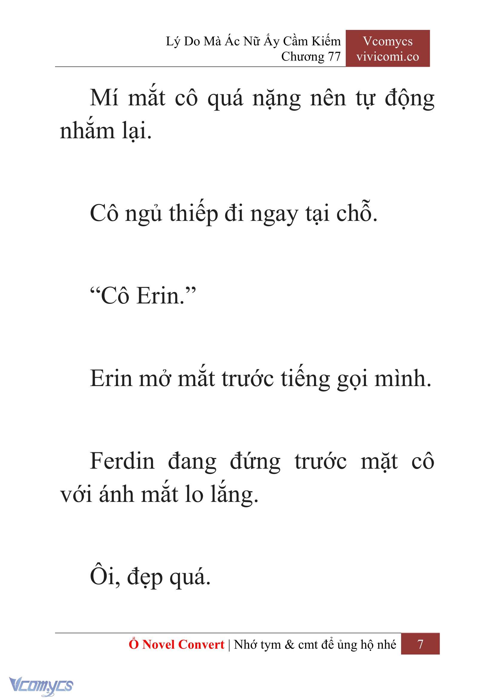 [Novel] Lý Do Mà Ác Nữ Ấy Cầm Kiếm Chap 77 - Next Chap 78