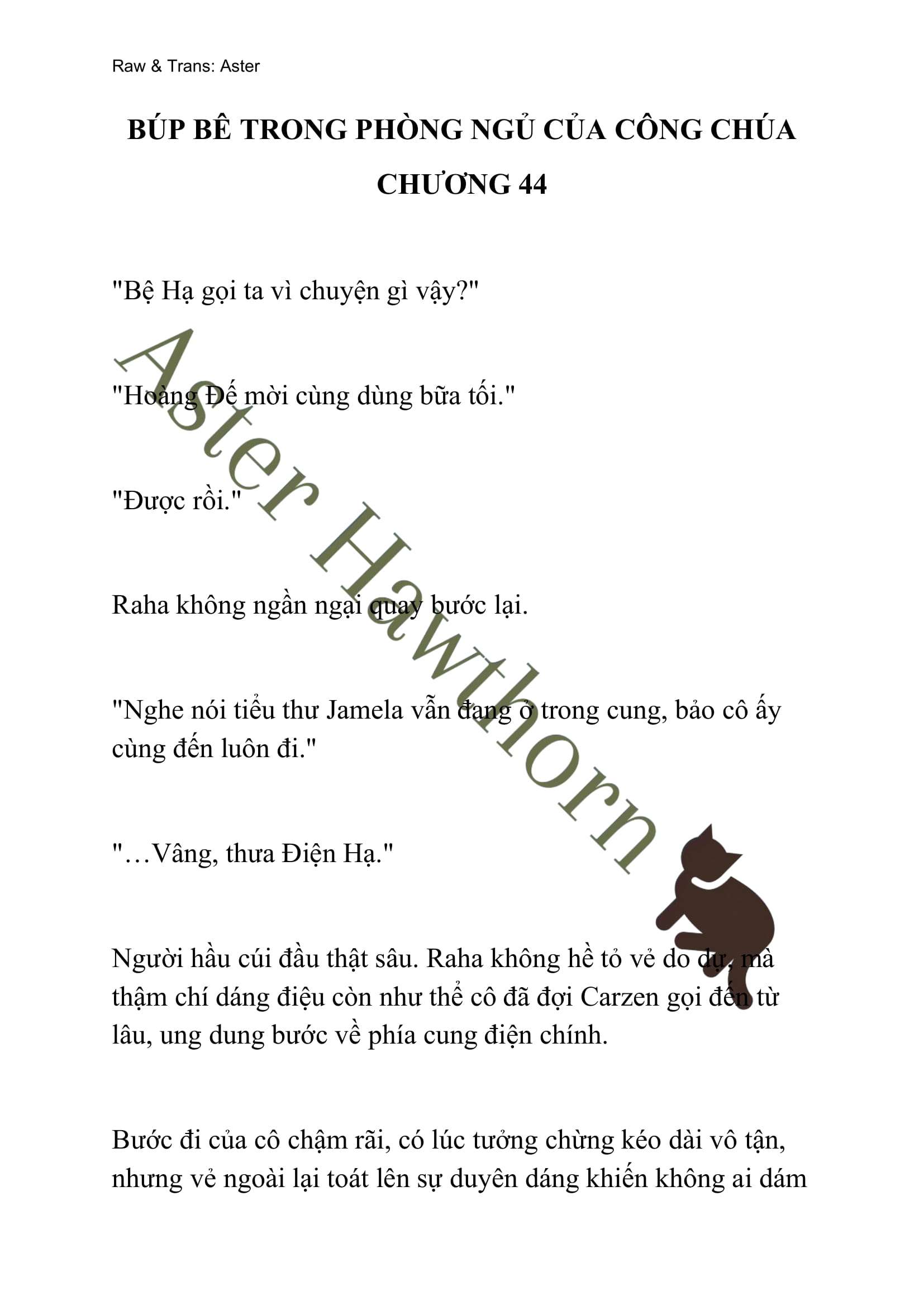 [NOVEL] Búp Bê Trong Phòng Ngủ Của Công Chúa Chap 44 - Trang 2