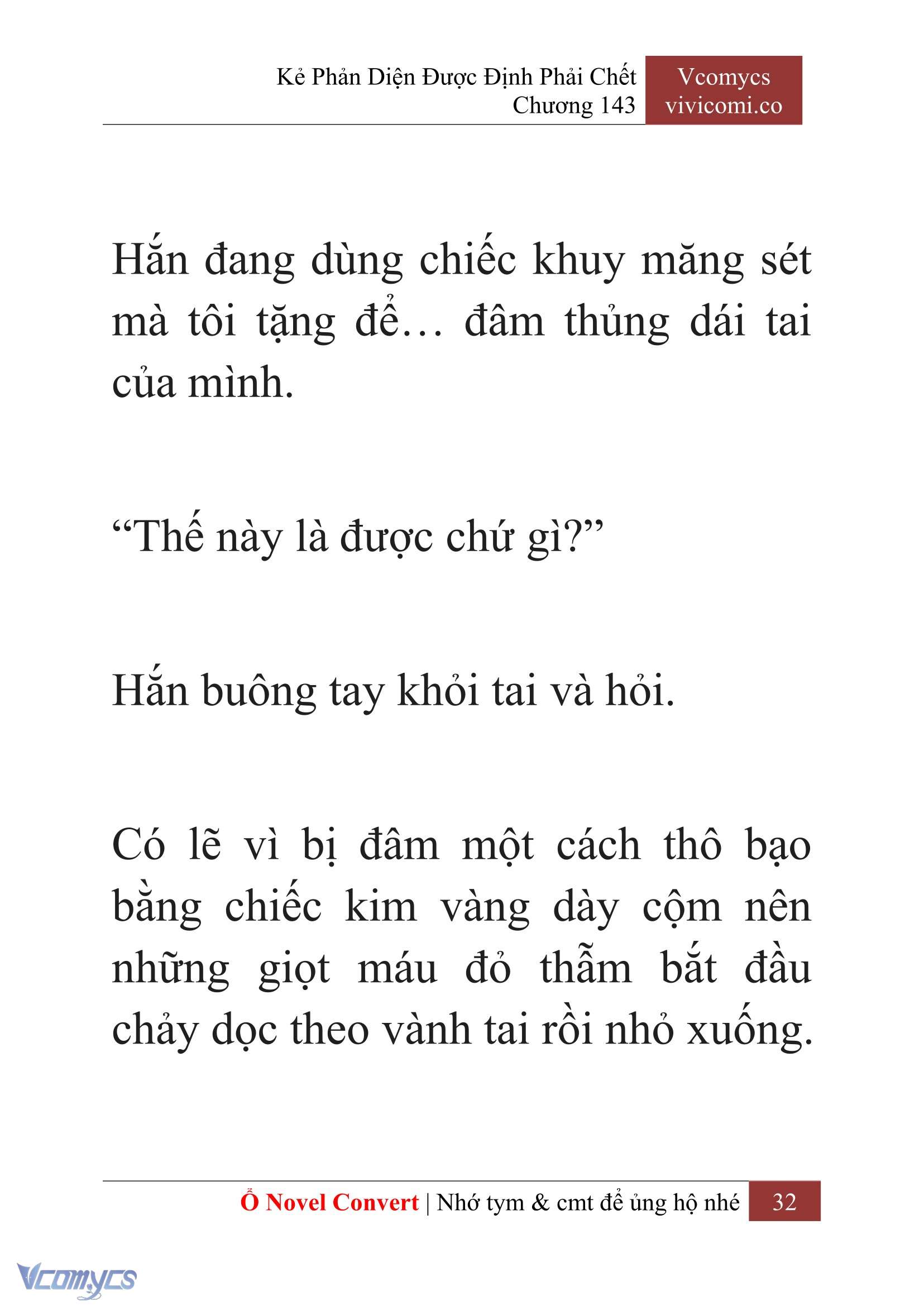 [Novel] Kẻ Phản Diện Được Định Phải Chết Chap 143 - Next Chap 144