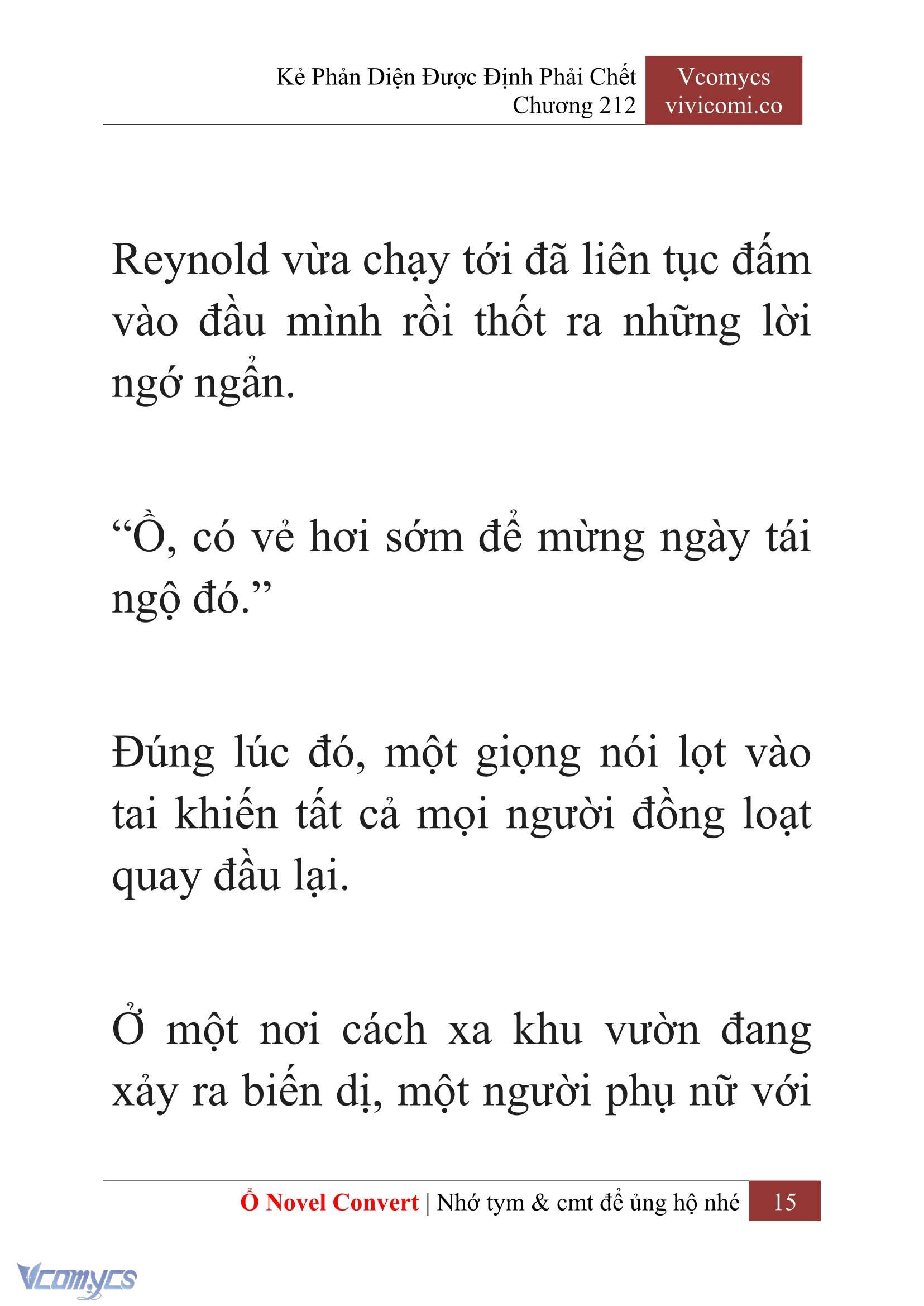 [Novel] Kẻ Phản Diện Được Định Phải Chết Chap 212 - Next Chap 213