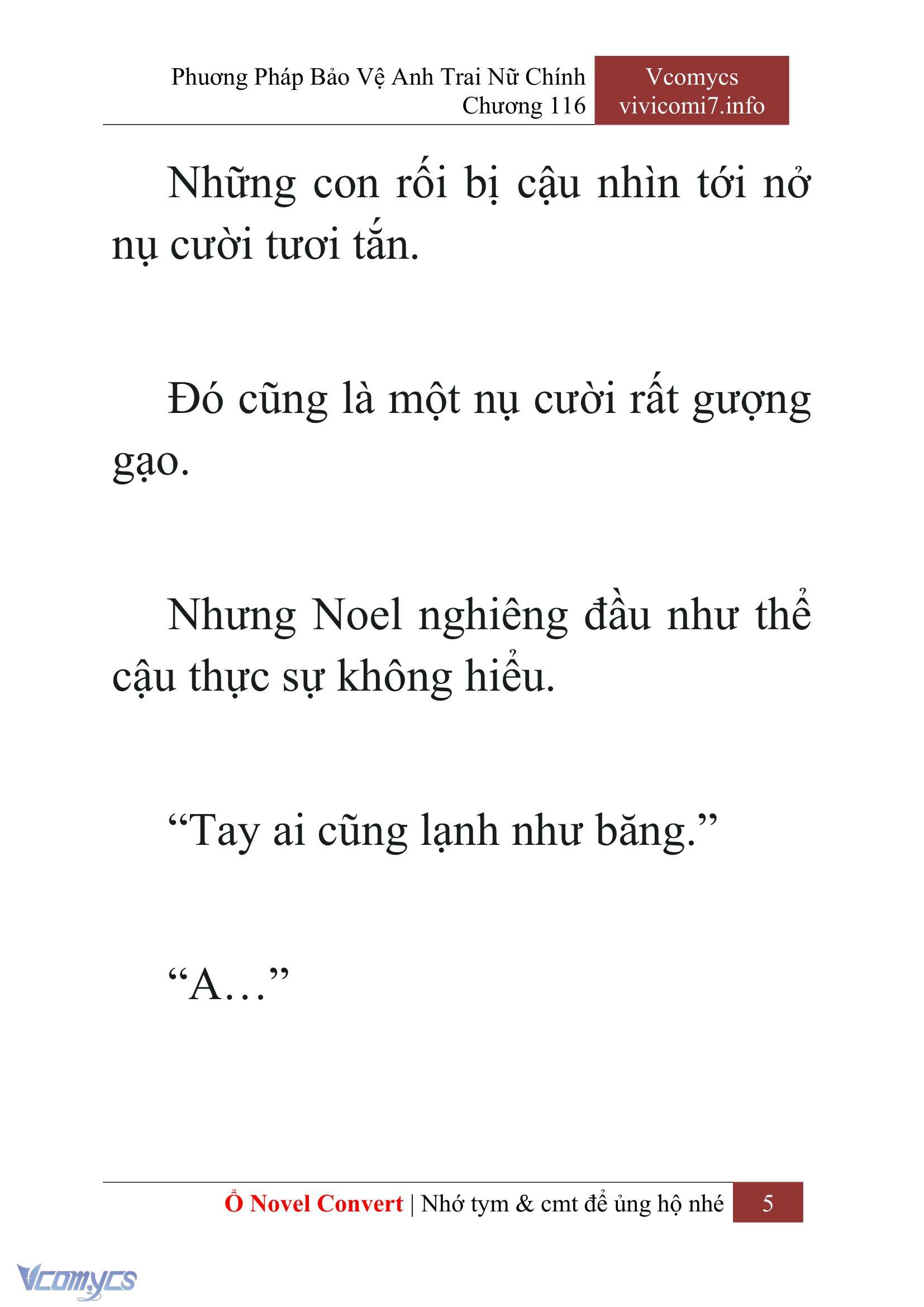 [Novel] Phương Pháp Bảo Vệ Anh Trai Nữ Chính Chap 116 - Trang 2