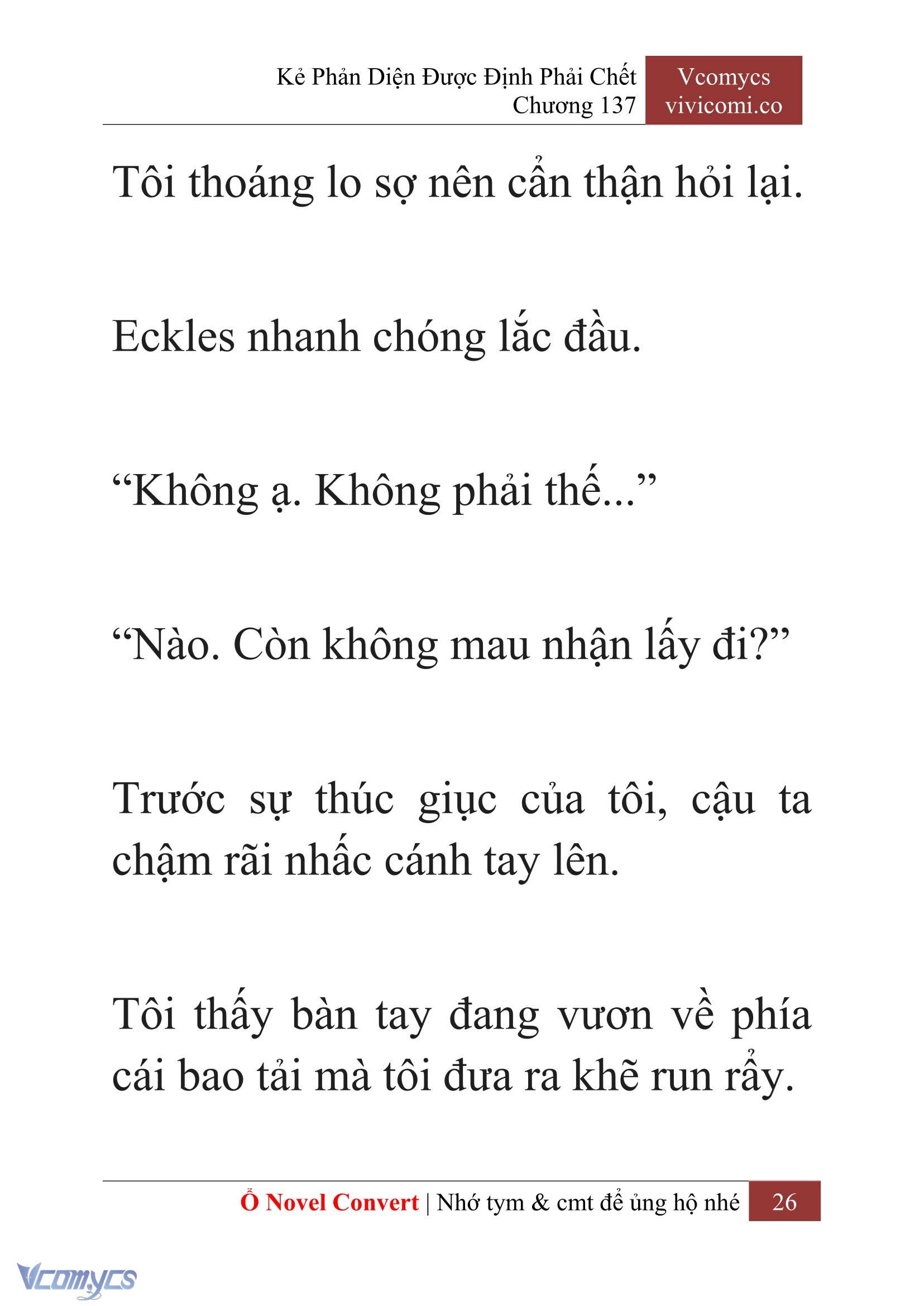 [Novel] Kẻ Phản Diện Được Định Phải Chết Chap 137 - Trang 2