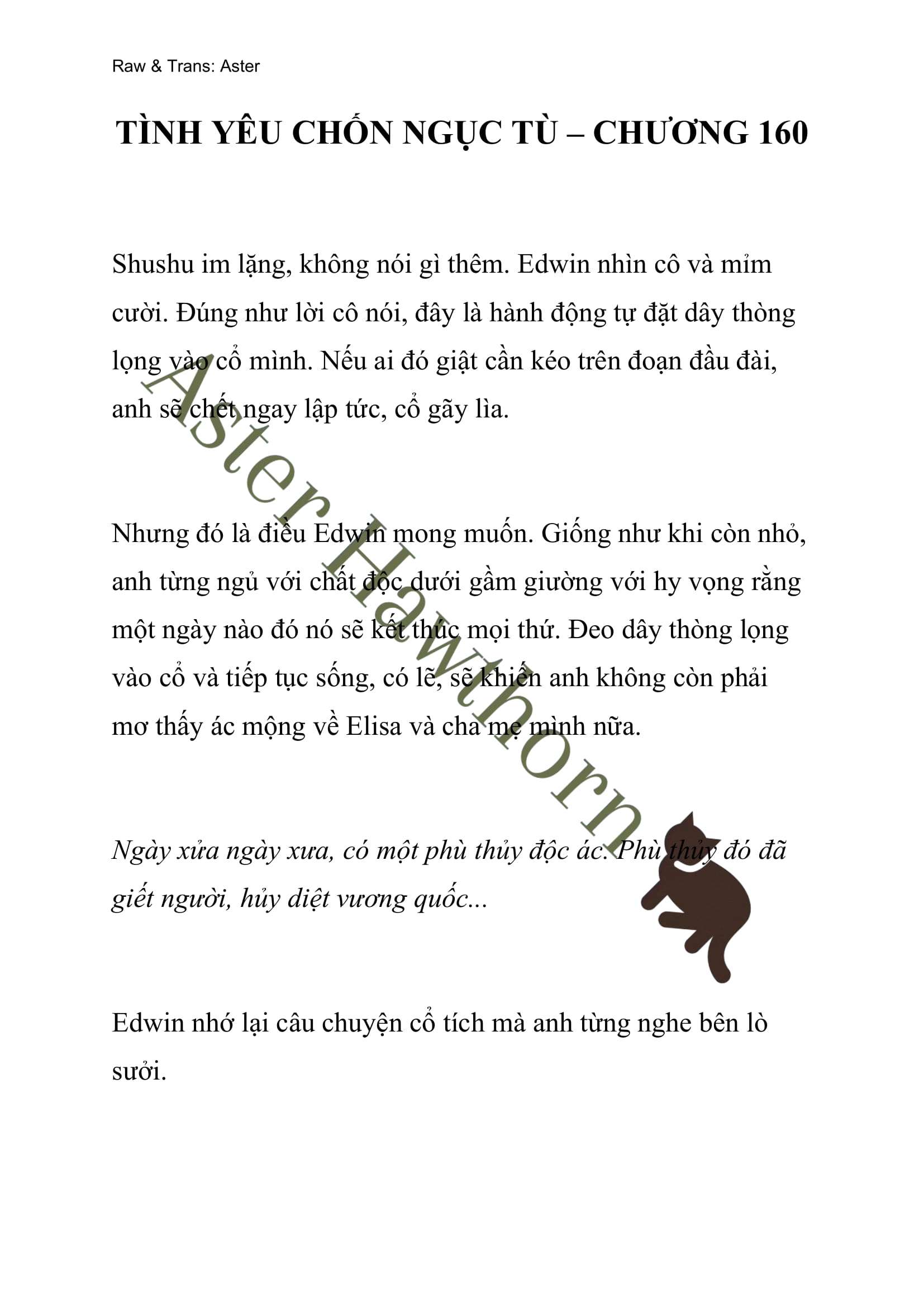 [NOVEL] Tình Yêu Chốn Ngục Tù Chap 160 - Next Chap 161