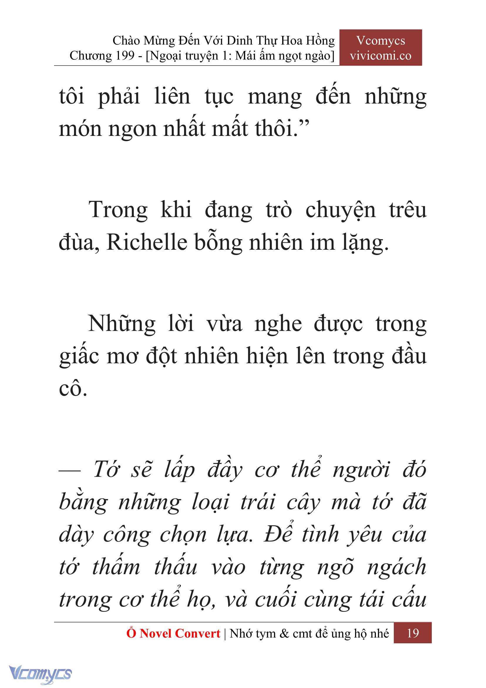 [Novel] Chào Mừng Đến Với Dinh Thự Hoa Hồng Chap 199 - Trang 2