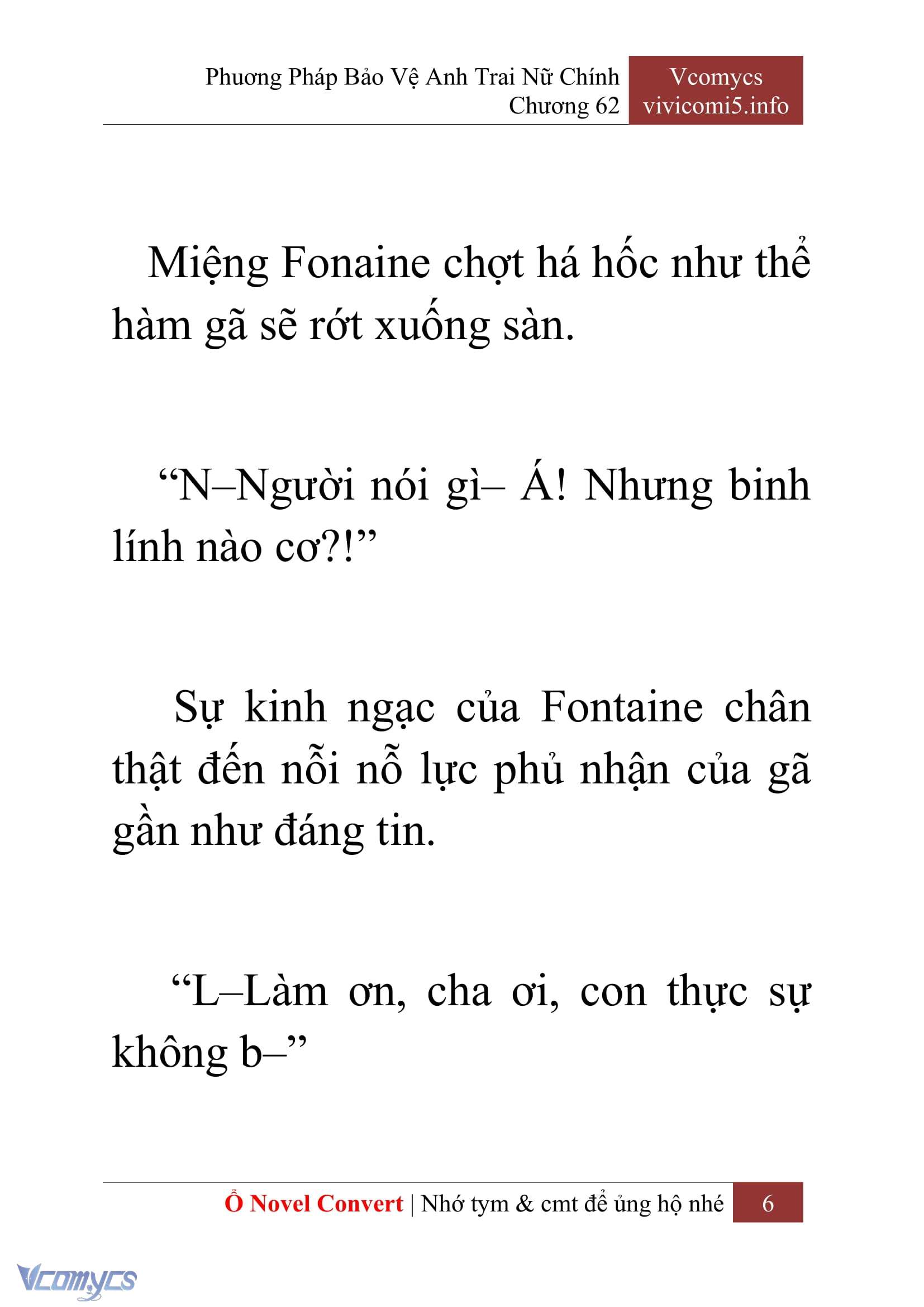 [Novel] Phương Pháp Bảo Vệ Anh Trai Nữ Chính Chap 62 - Trang 2