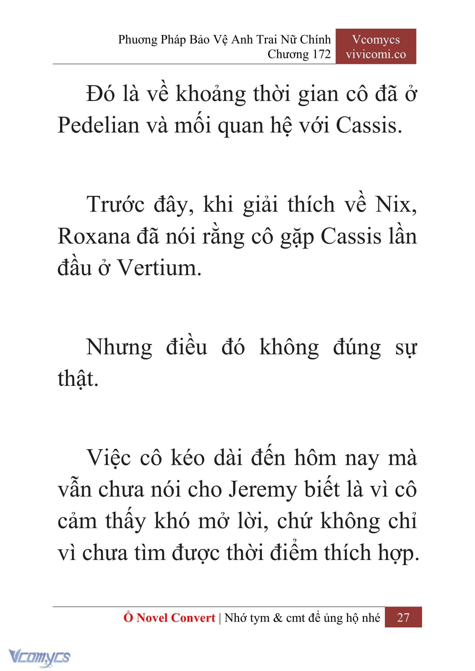 [Novel] Phương Pháp Bảo Vệ Anh Trai Nữ Chính Chap 172 - Trang 2