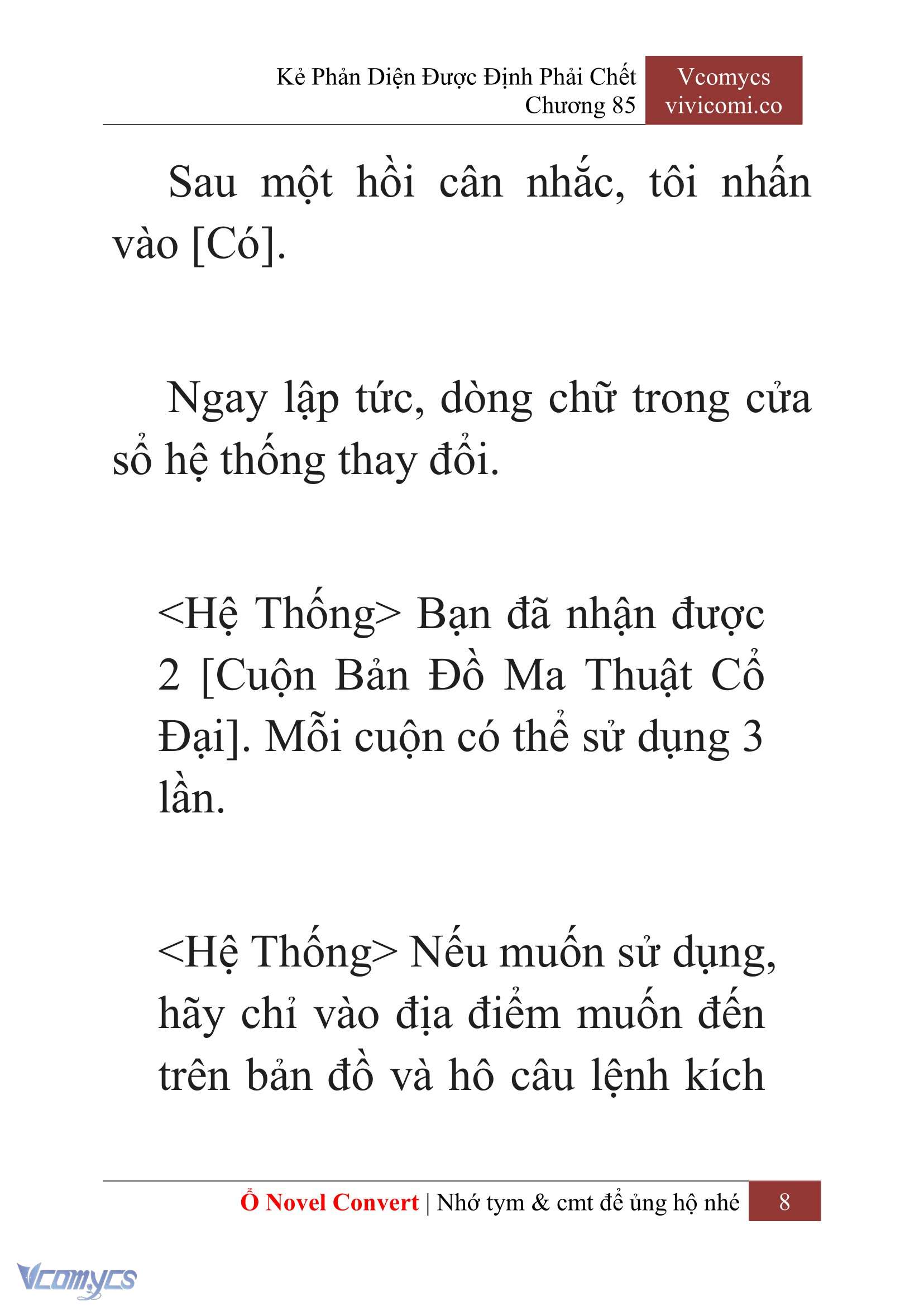 [Novel] Kẻ Phản Diện Được Định Phải Chết Chap 85 - Next Chap 86