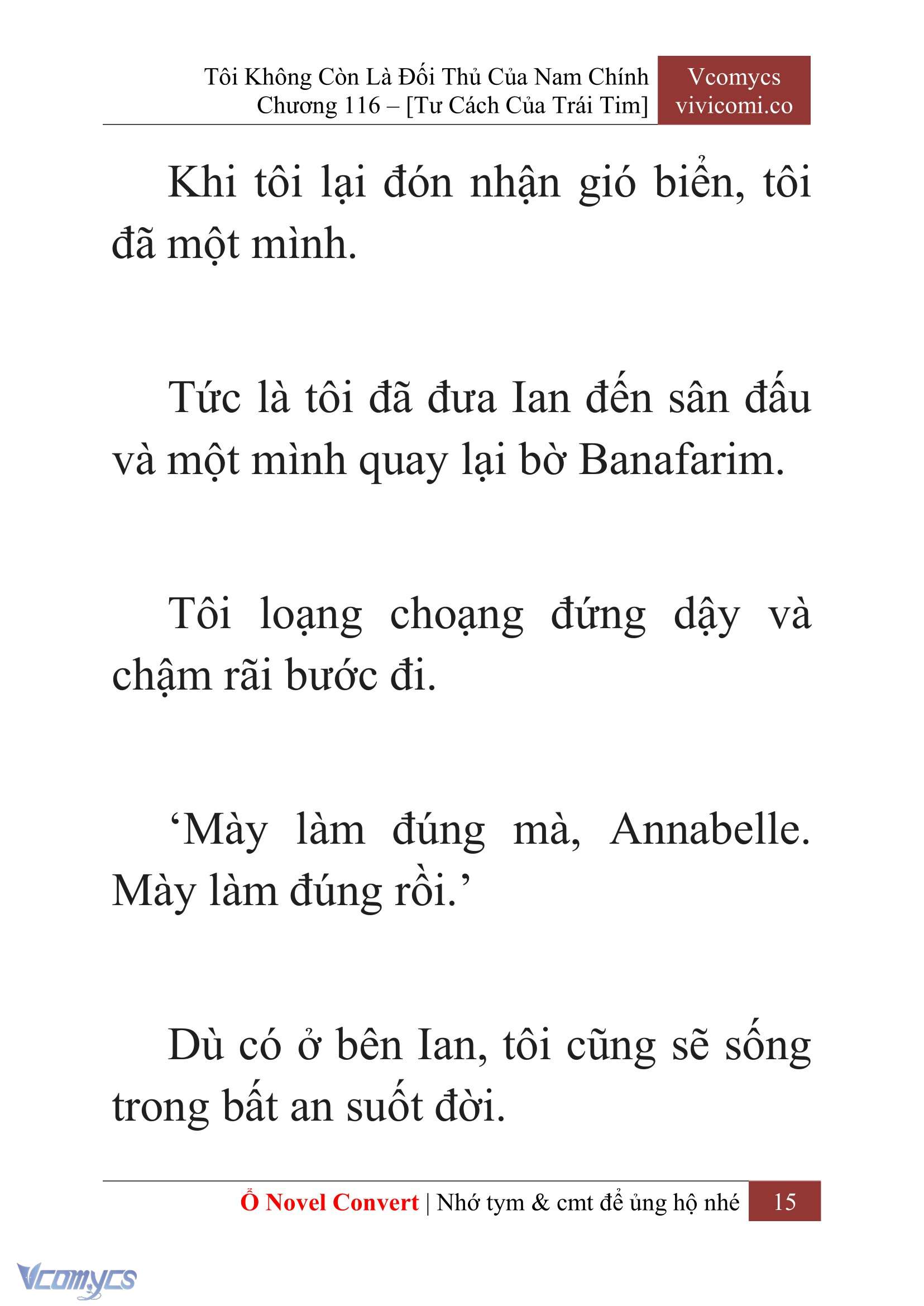 [Novel] Tôi Không Còn Là Đối Thủ Của Nam Chính Chap 116 - Trang 2