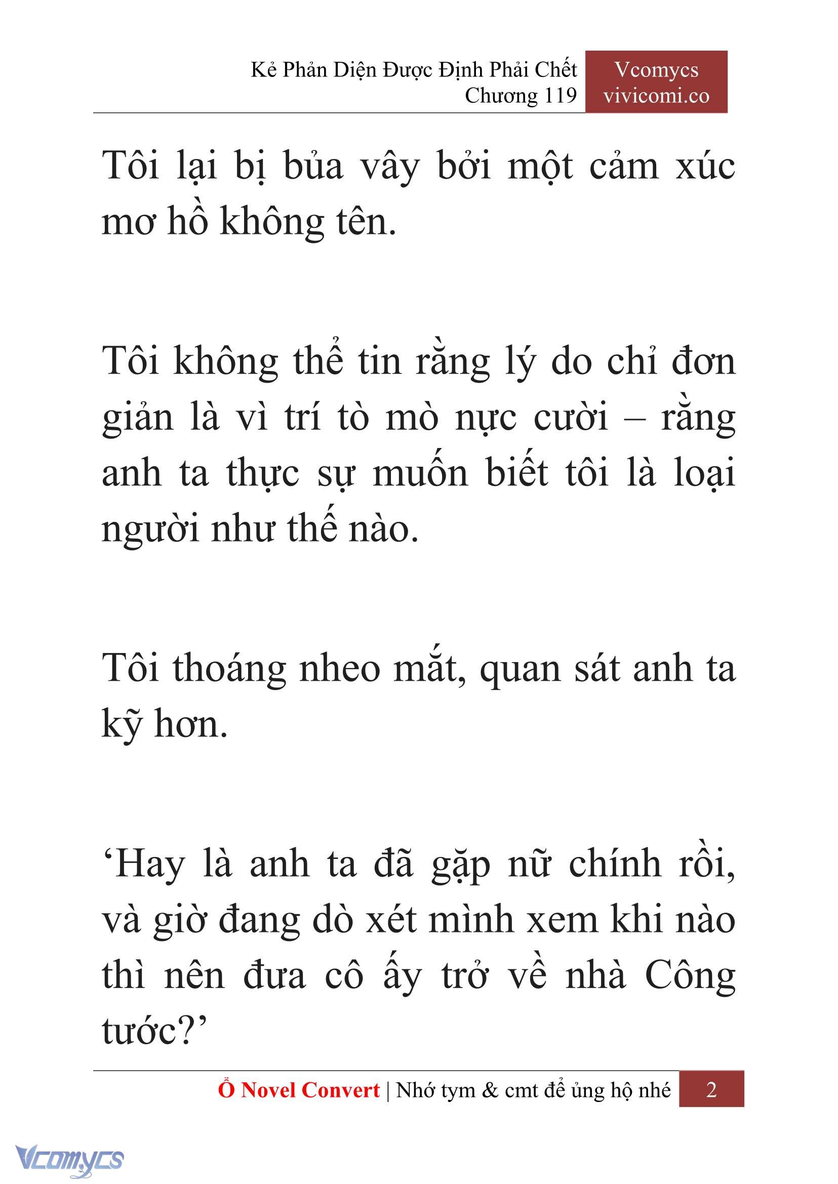 [Novel] Kẻ Phản Diện Được Định Phải Chết Chap 119 - Next Chap 120