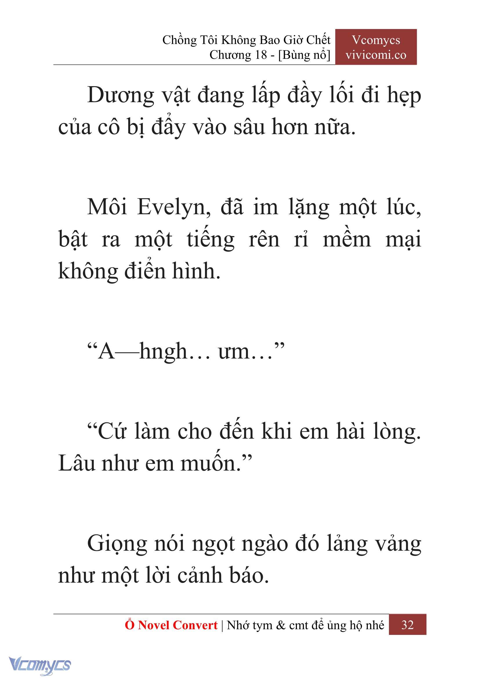 [Novel] Chồng Tôi Không Bao Giờ Chết Chap 18 - Trang 2