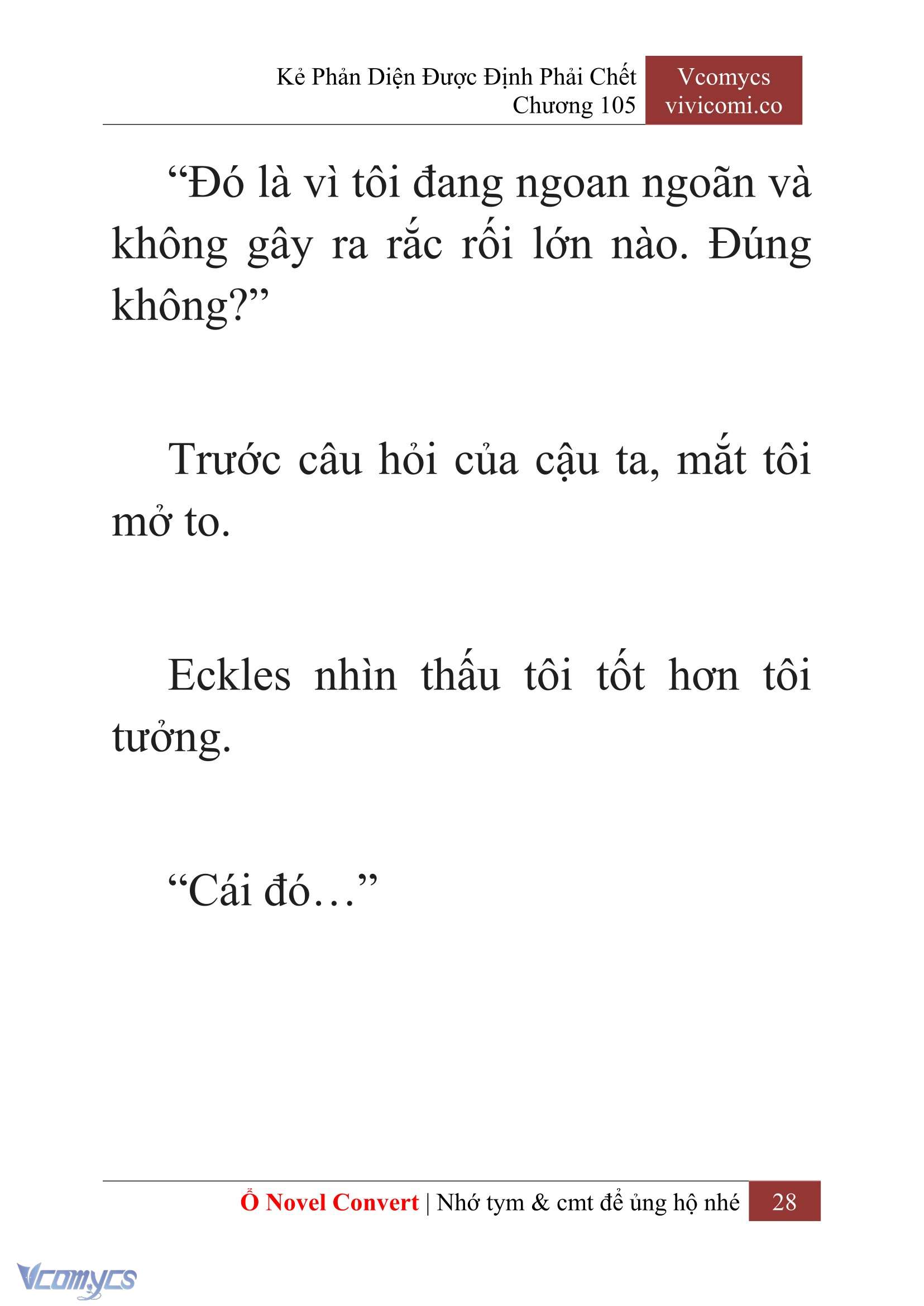 [Novel] Kẻ Phản Diện Được Định Phải Chết Chap 105 - Next Chap 106
