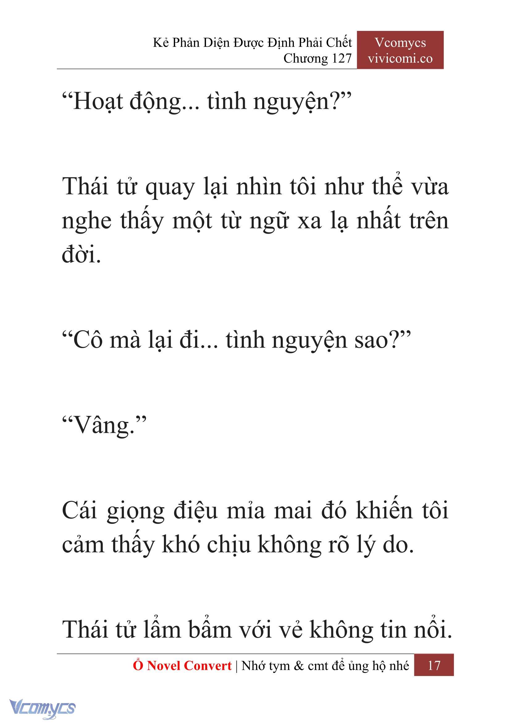 [Novel] Kẻ Phản Diện Được Định Phải Chết Chap 127 - Trang 2