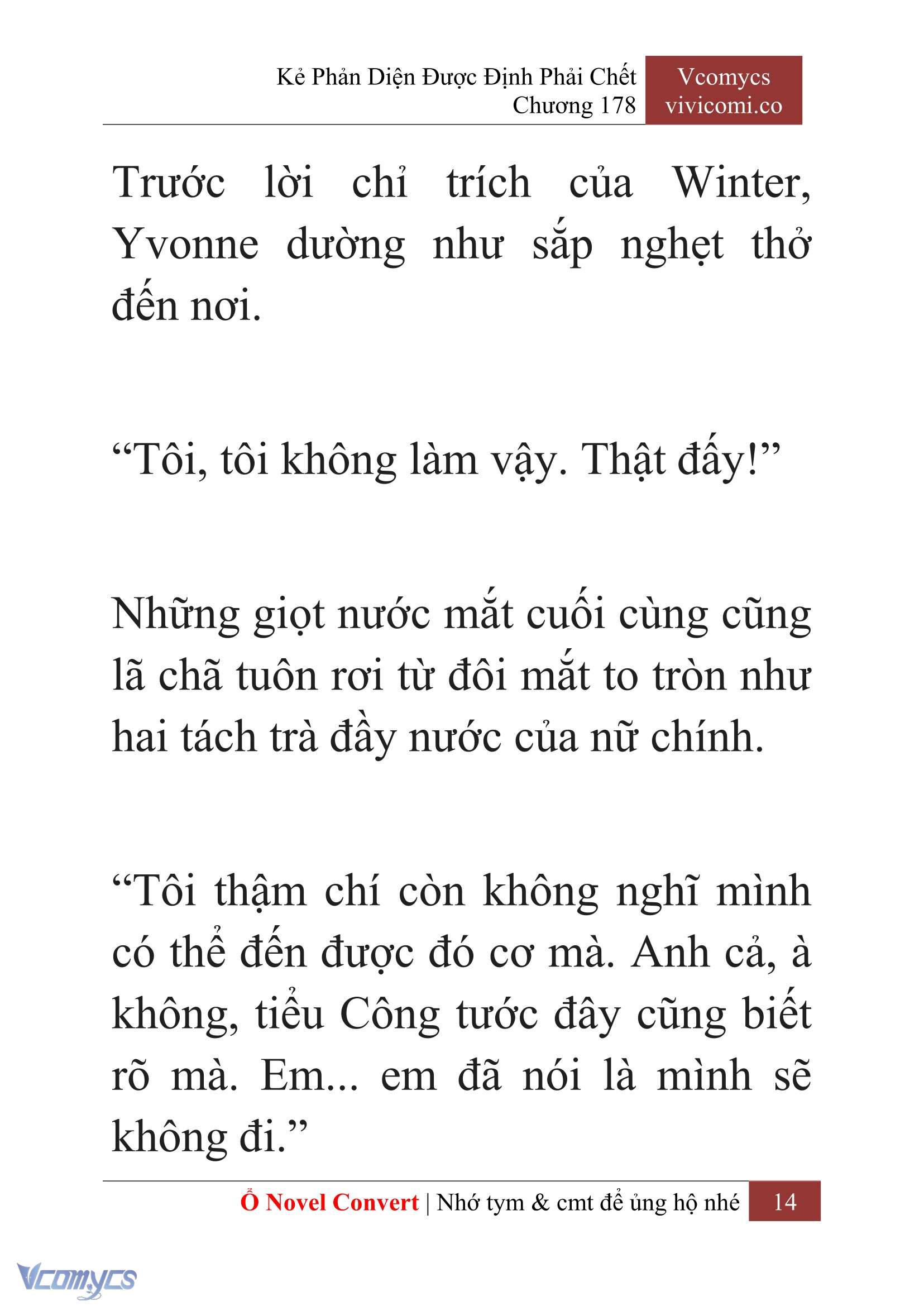 [Novel] Kẻ Phản Diện Được Định Phải Chết Chap 178 - Trang 2