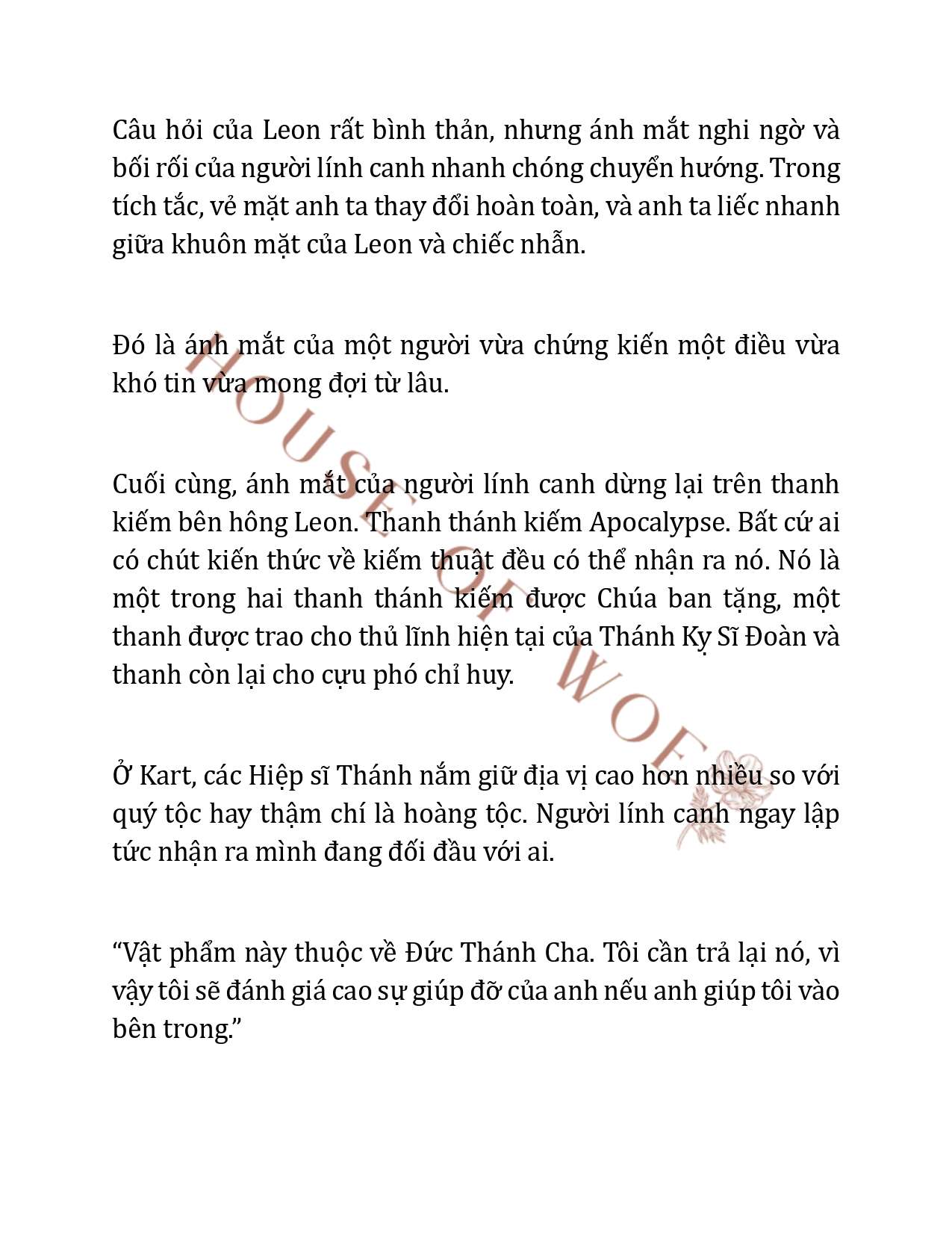[NOVEL] QUÝ CÔ QUÁI VẬT VÀ HIỆP SĨ THÁNH Chap 21 - Next Chap 22