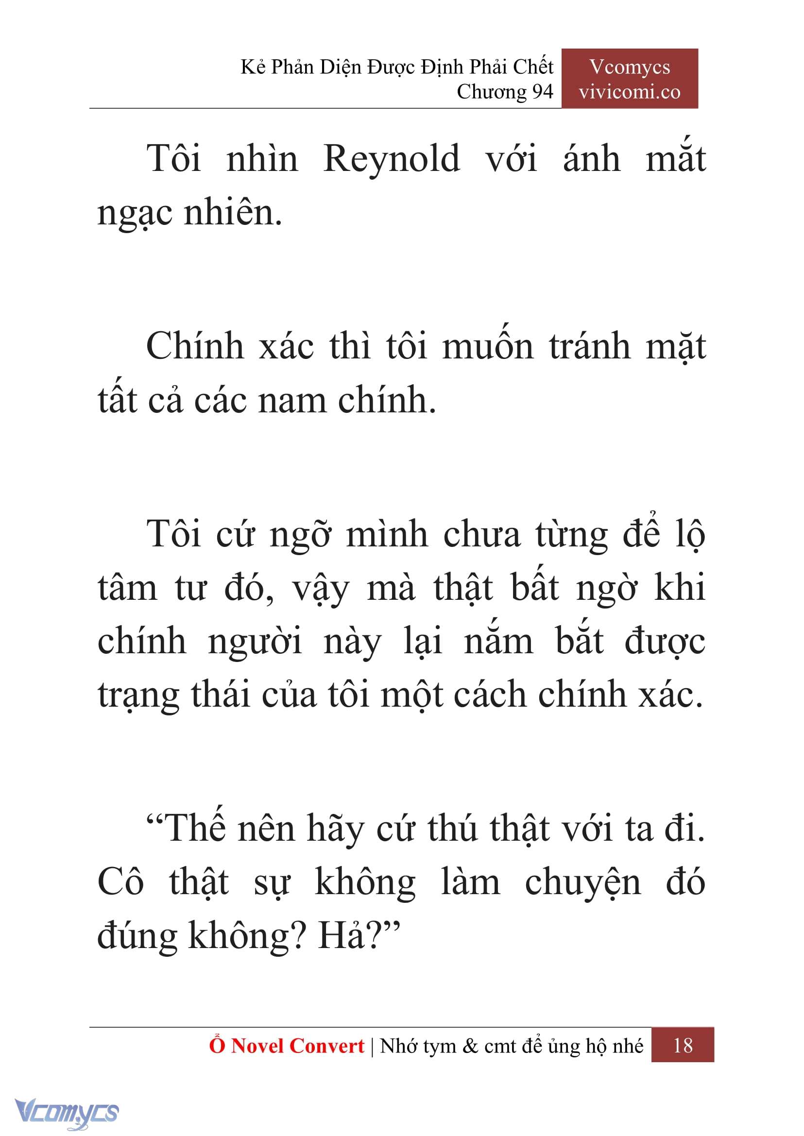 [Novel] Kẻ Phản Diện Được Định Phải Chết Chap 94 - Trang 2