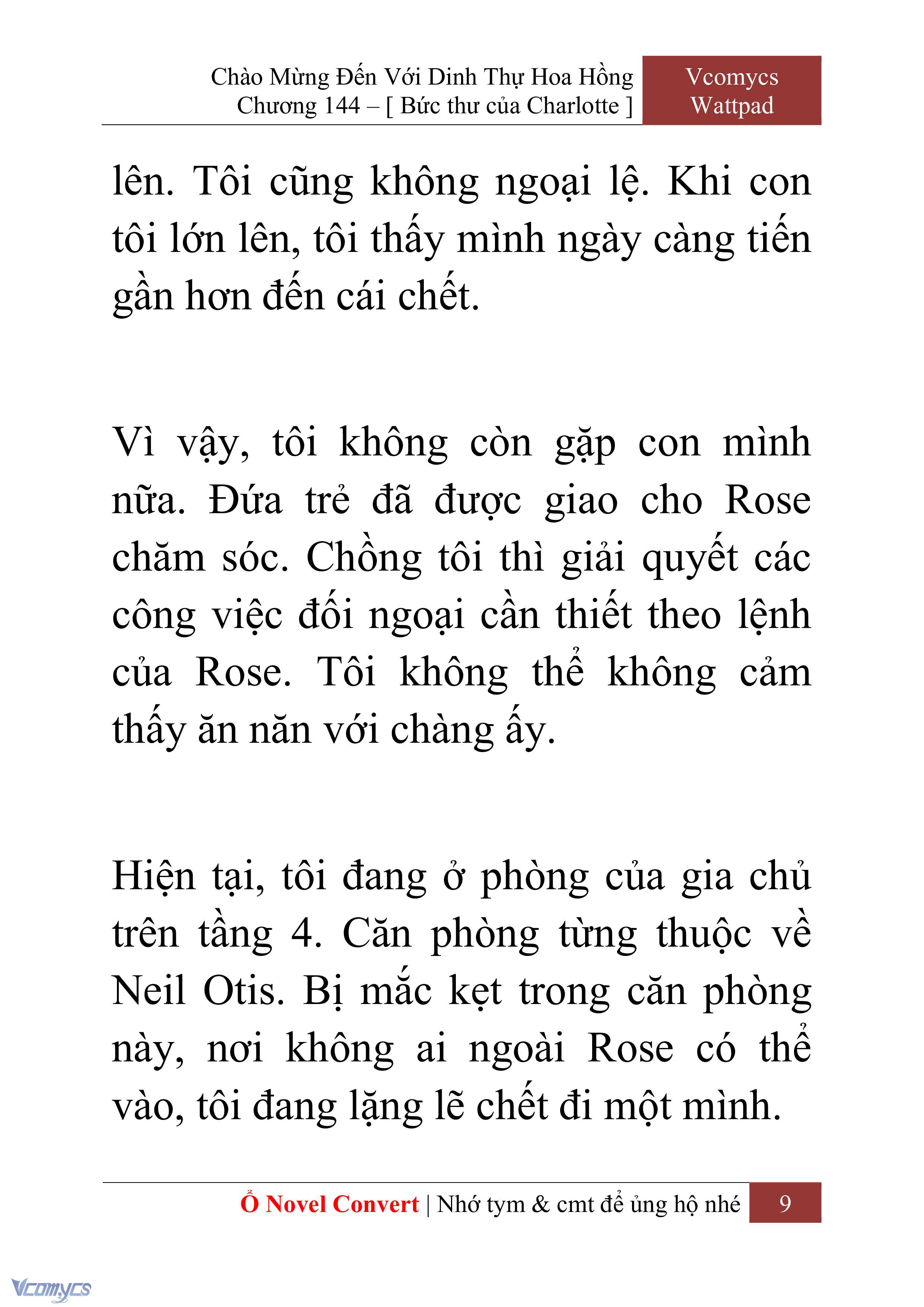 [Novel] Chào Mừng Đến Với Dinh Thự Hoa Hồng Chap 144 - Trang 2