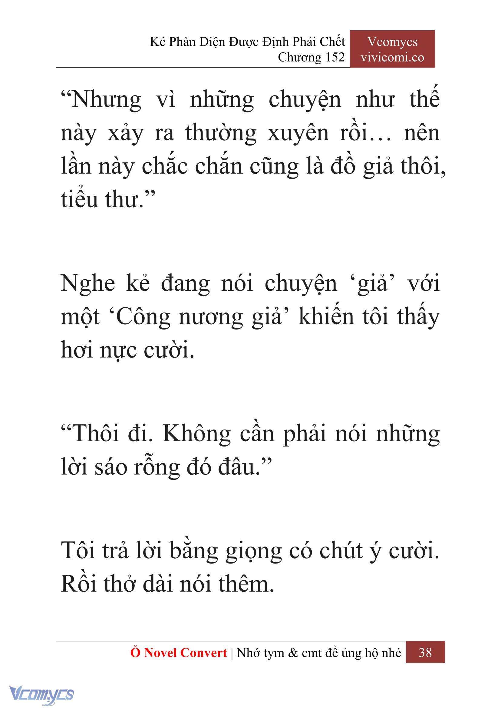 [Novel] Kẻ Phản Diện Được Định Phải Chết Chap 152 - Next Chap 153
