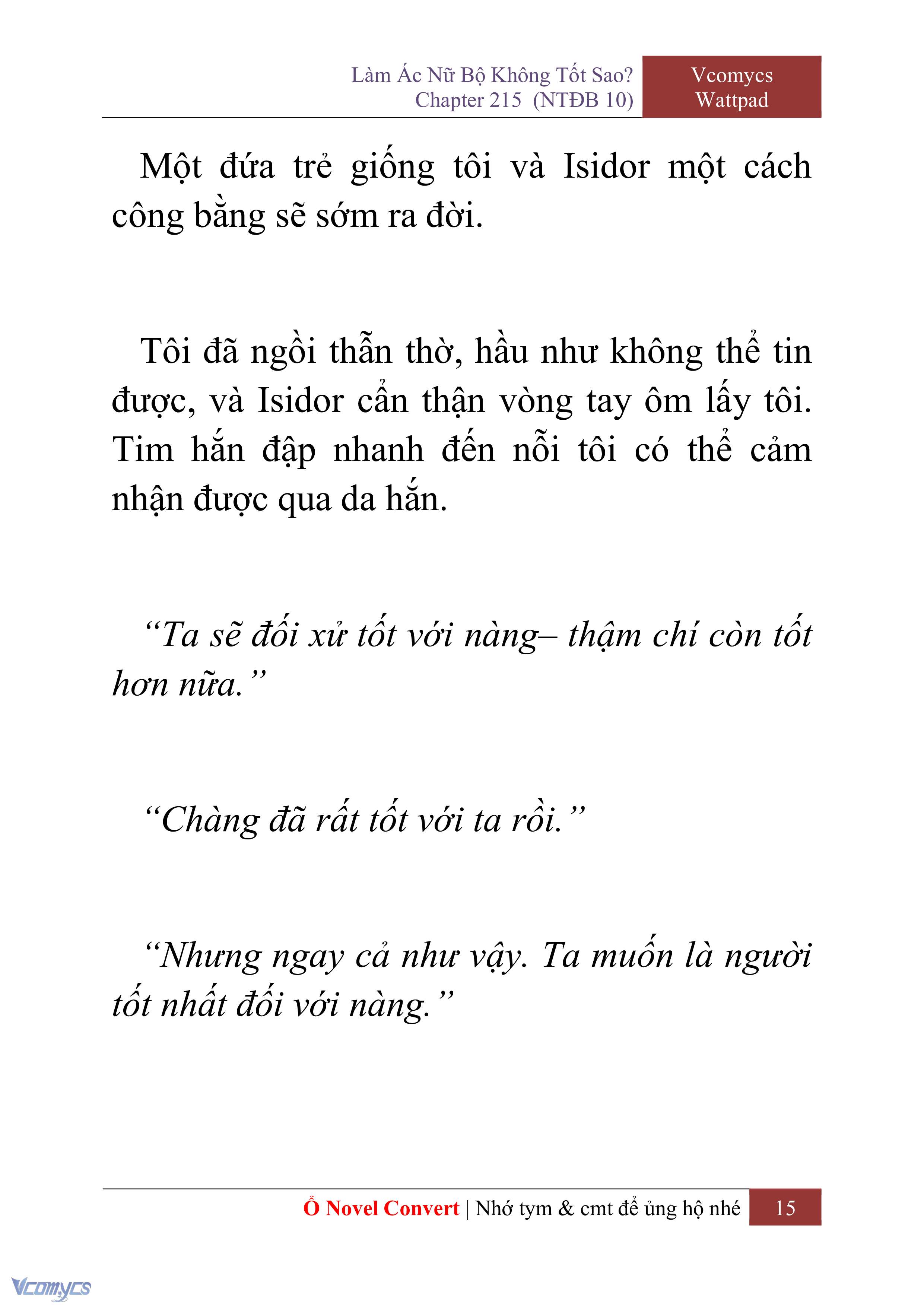 [Novel] Làm Ác Nữ Bộ Không Tốt Sao? Chap 215 - Trang 2