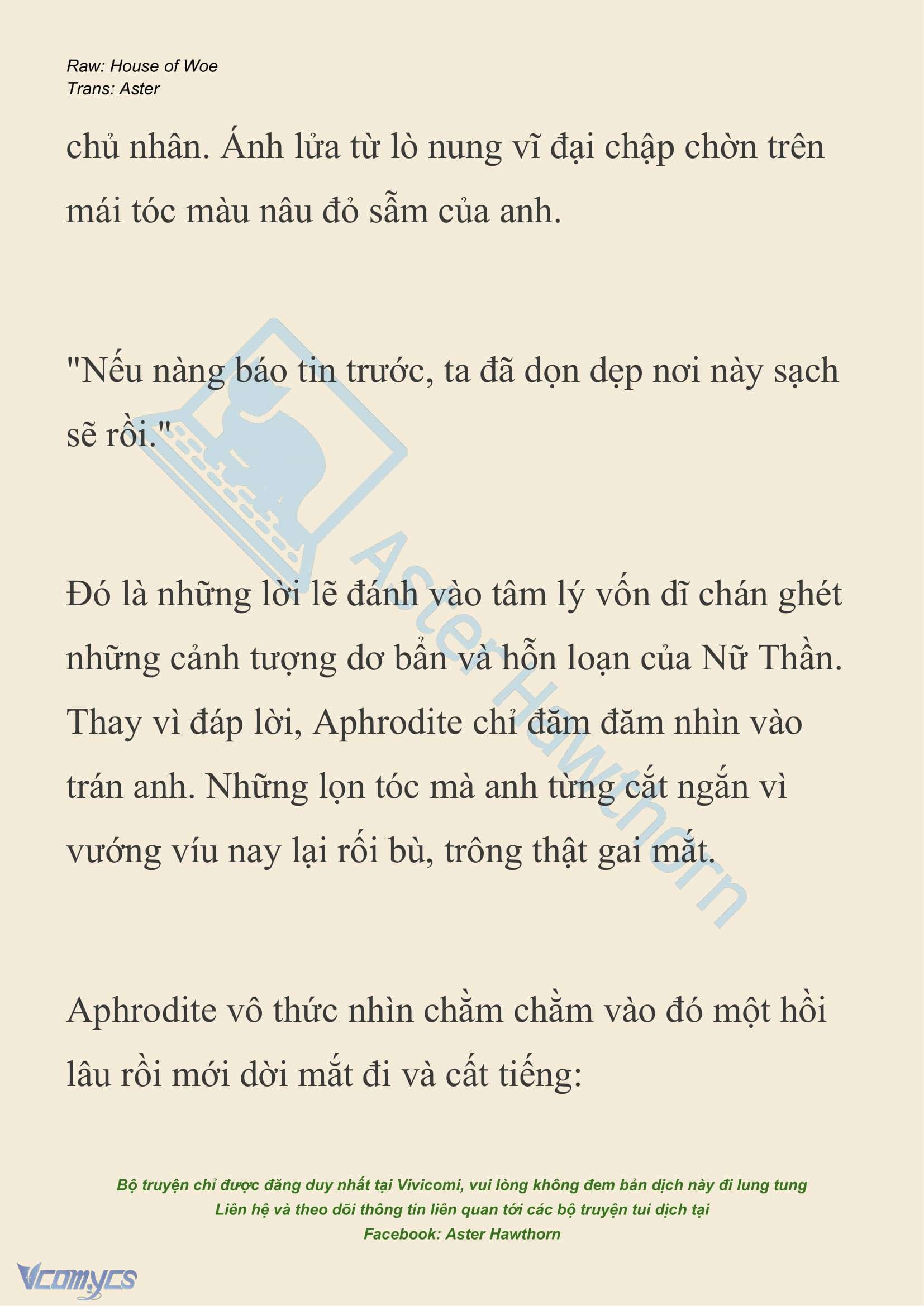 [NOVEL] Dành Cho Các Nữ Thần: Dành cho Psyche Chap 37 - Trang 2