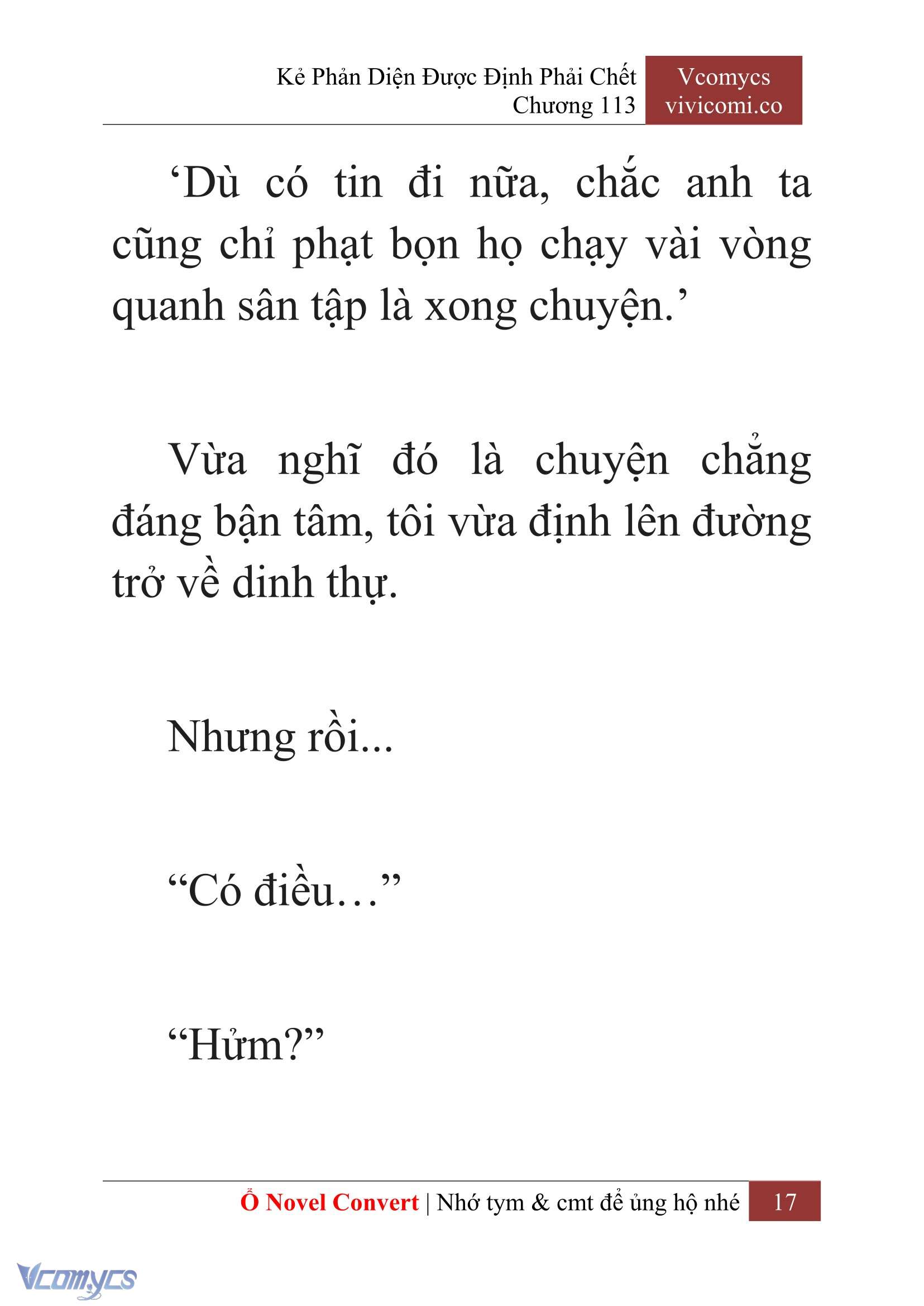 [Novel] Kẻ Phản Diện Được Định Phải Chết Chap 113 - Next Chap 114