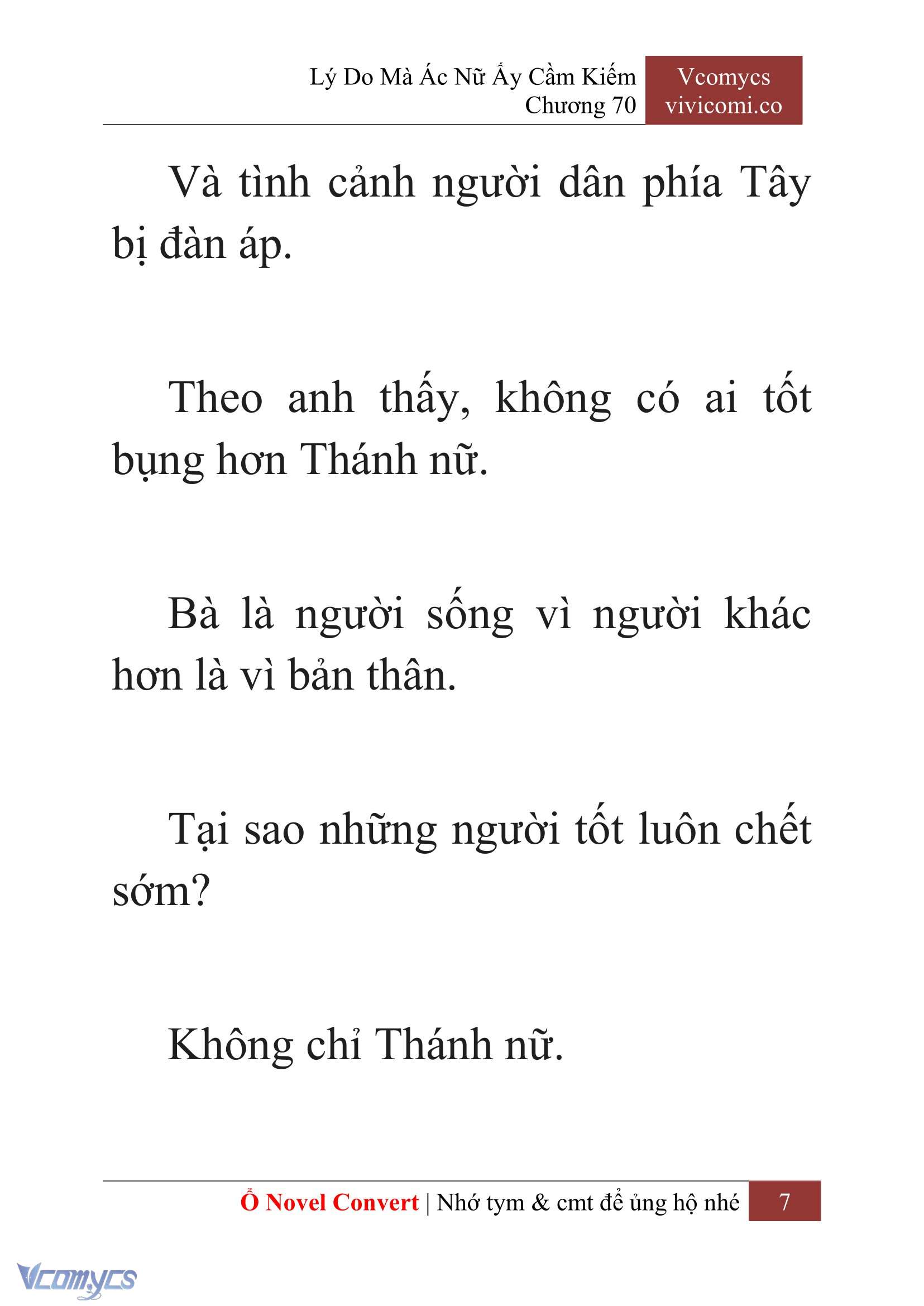 [Novel] Lý Do Mà Ác Nữ Ấy Cầm Kiếm Chap 70 - Next Chap 71