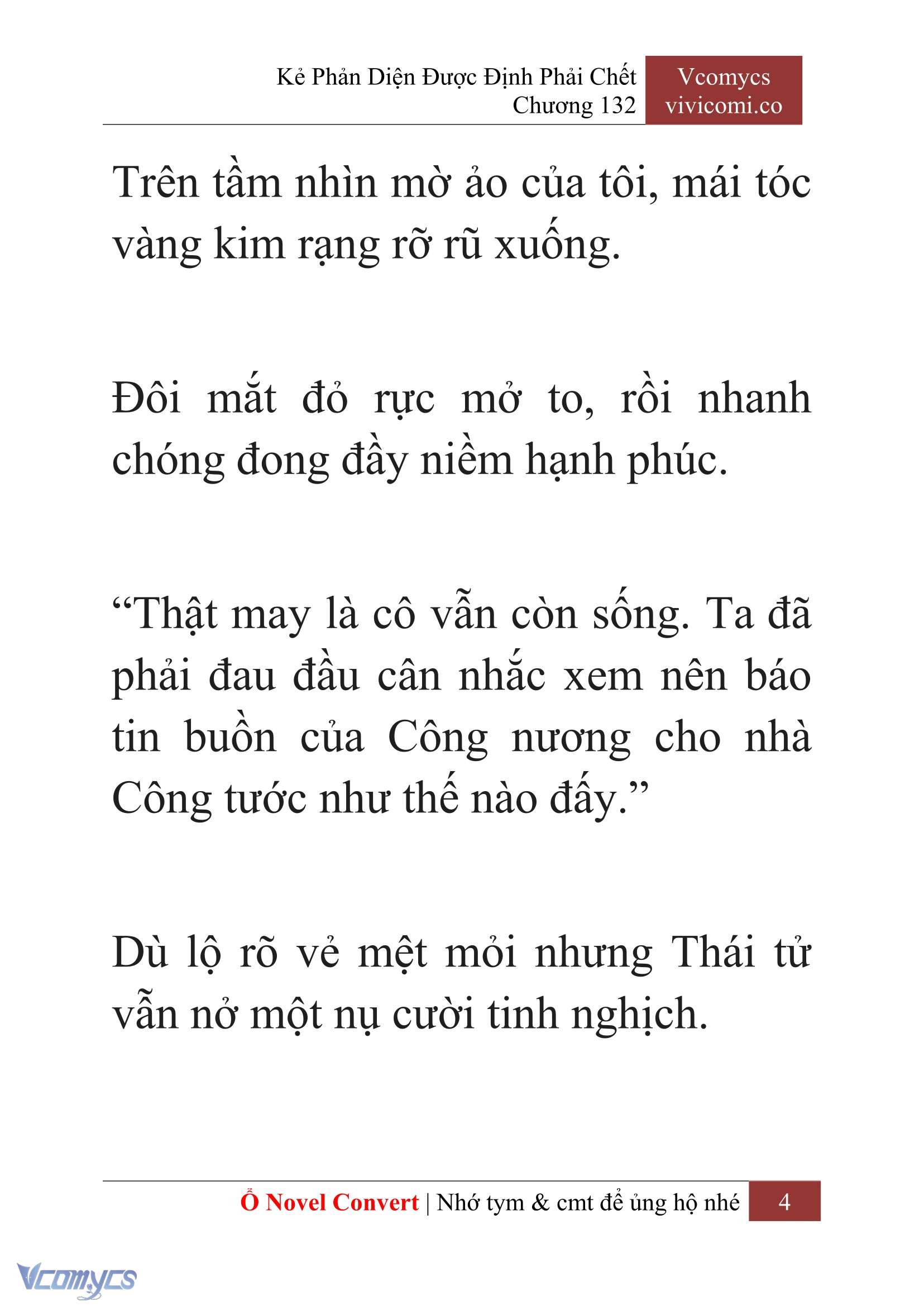 [Novel] Kẻ Phản Diện Được Định Phải Chết Chap 132 - Trang 2