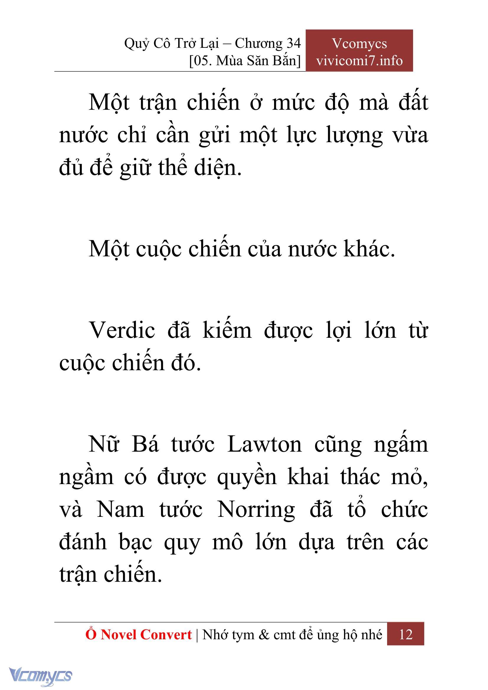 [Novel] Quý Cô Trở Lại Chap 34 - Trang 2