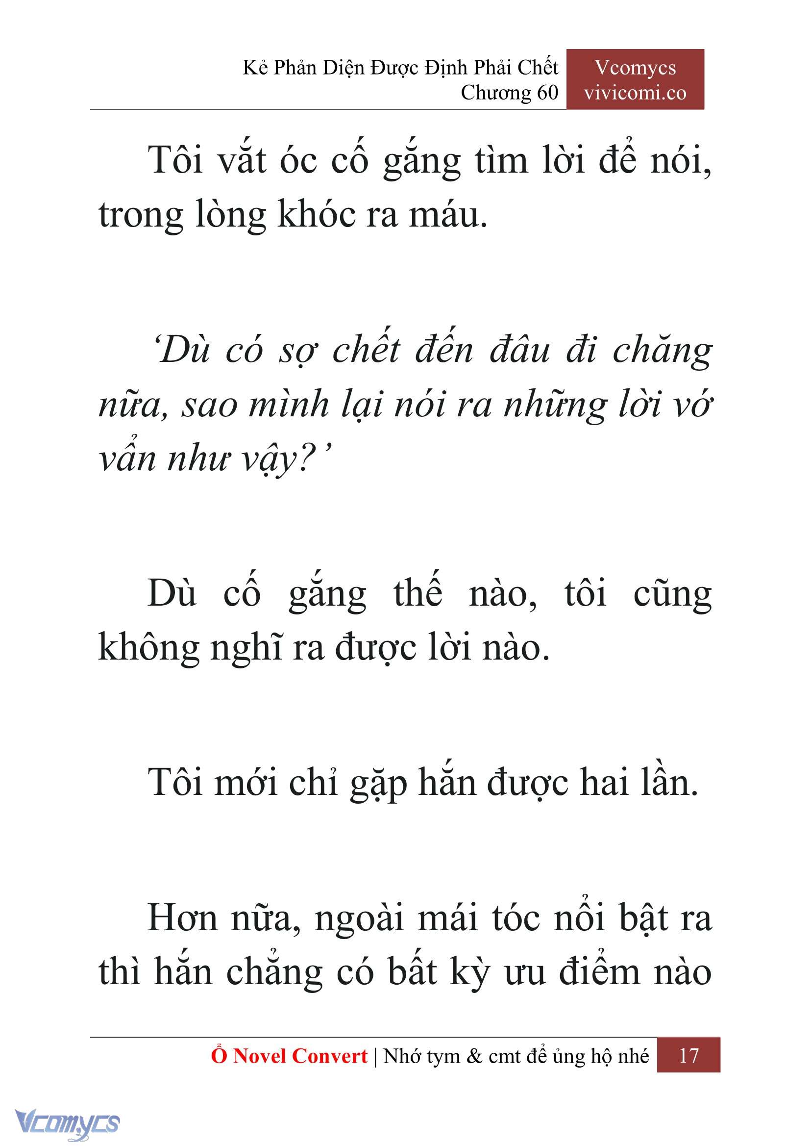 [Novel] Kẻ Phản Diện Được Định Phải Chết Chap 60 - Next Chap 61