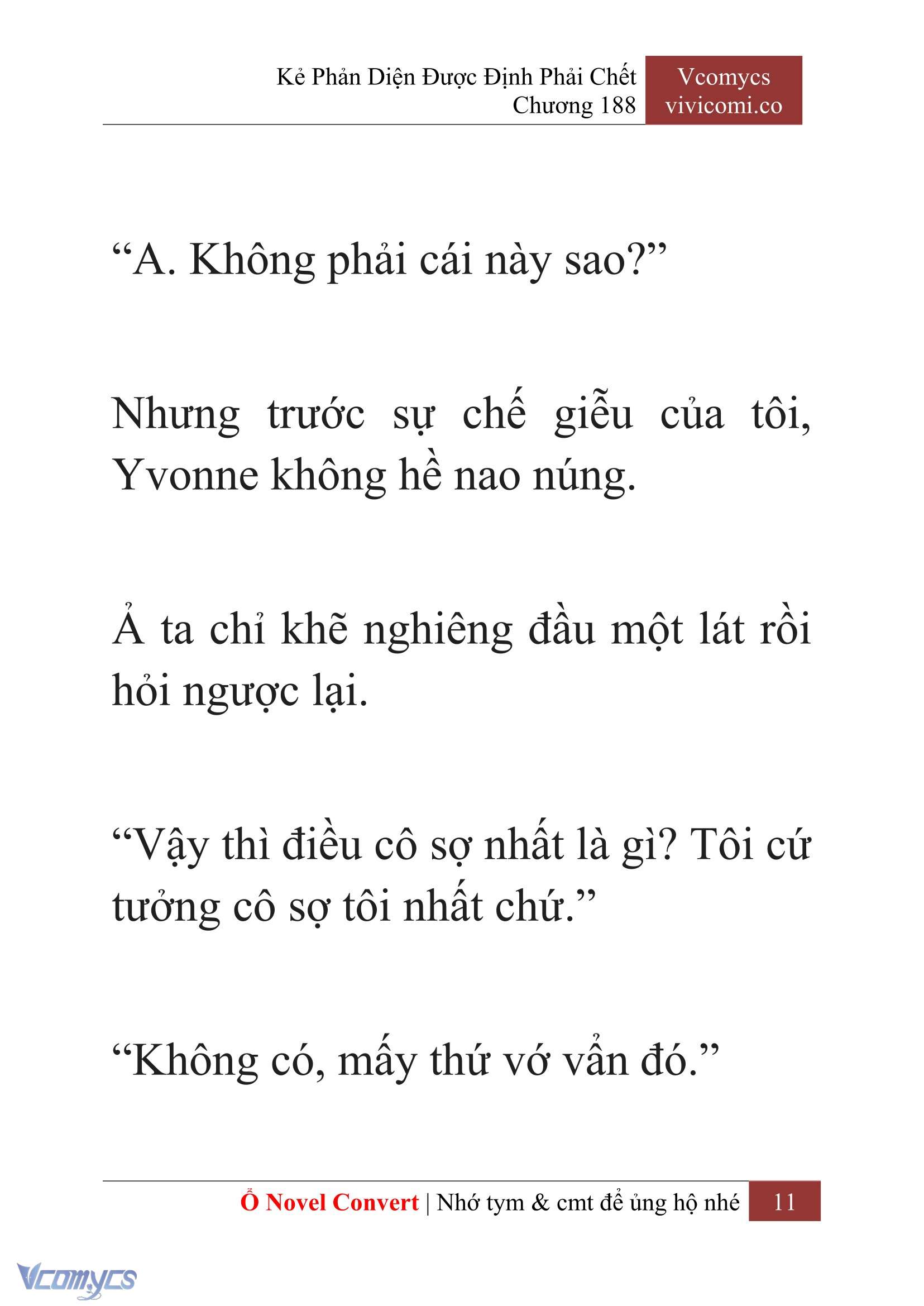 [Novel] Kẻ Phản Diện Được Định Phải Chết Chap 188 - Trang 2