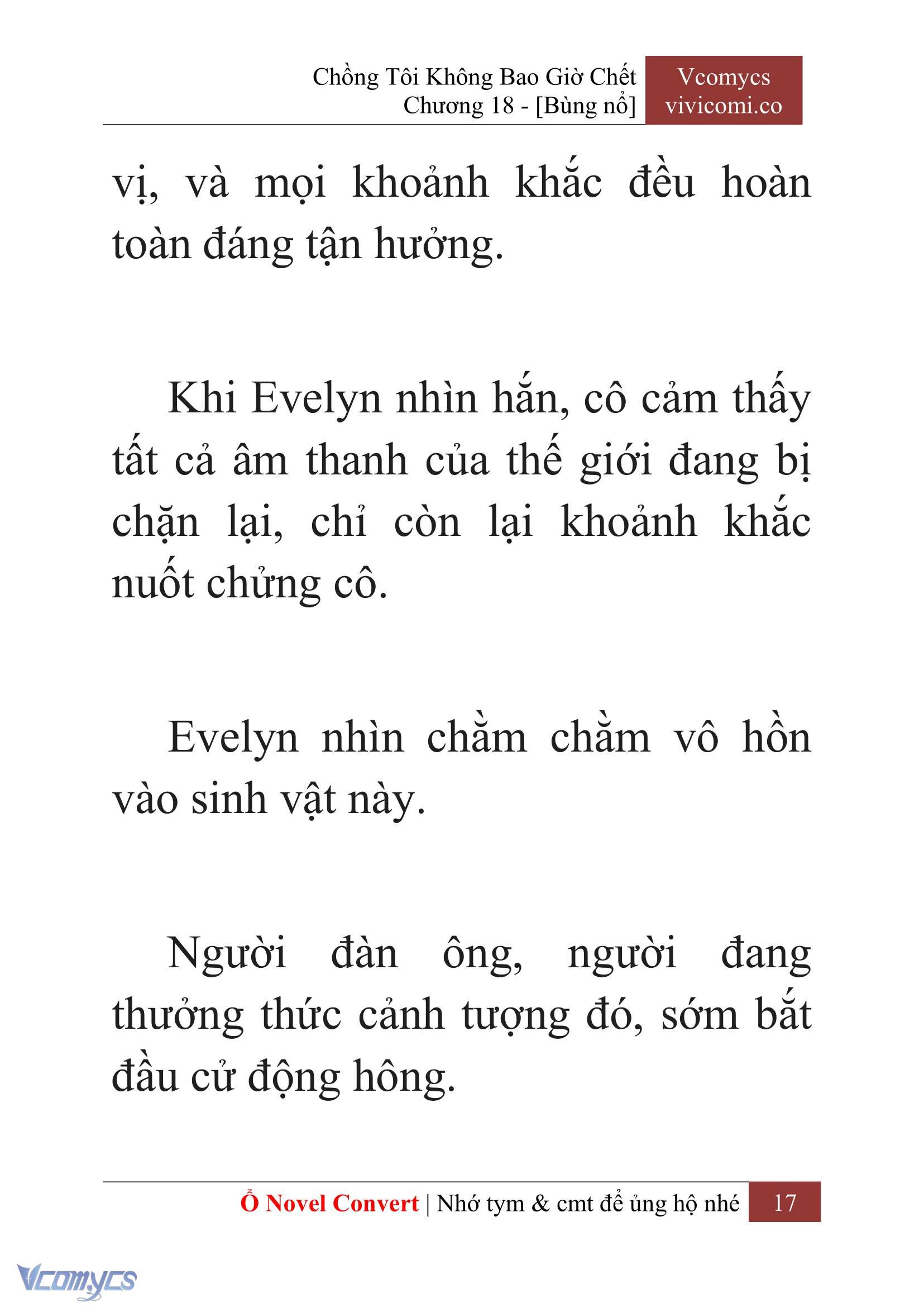 [Novel] Chồng Tôi Không Bao Giờ Chết Chap 18 - Trang 2