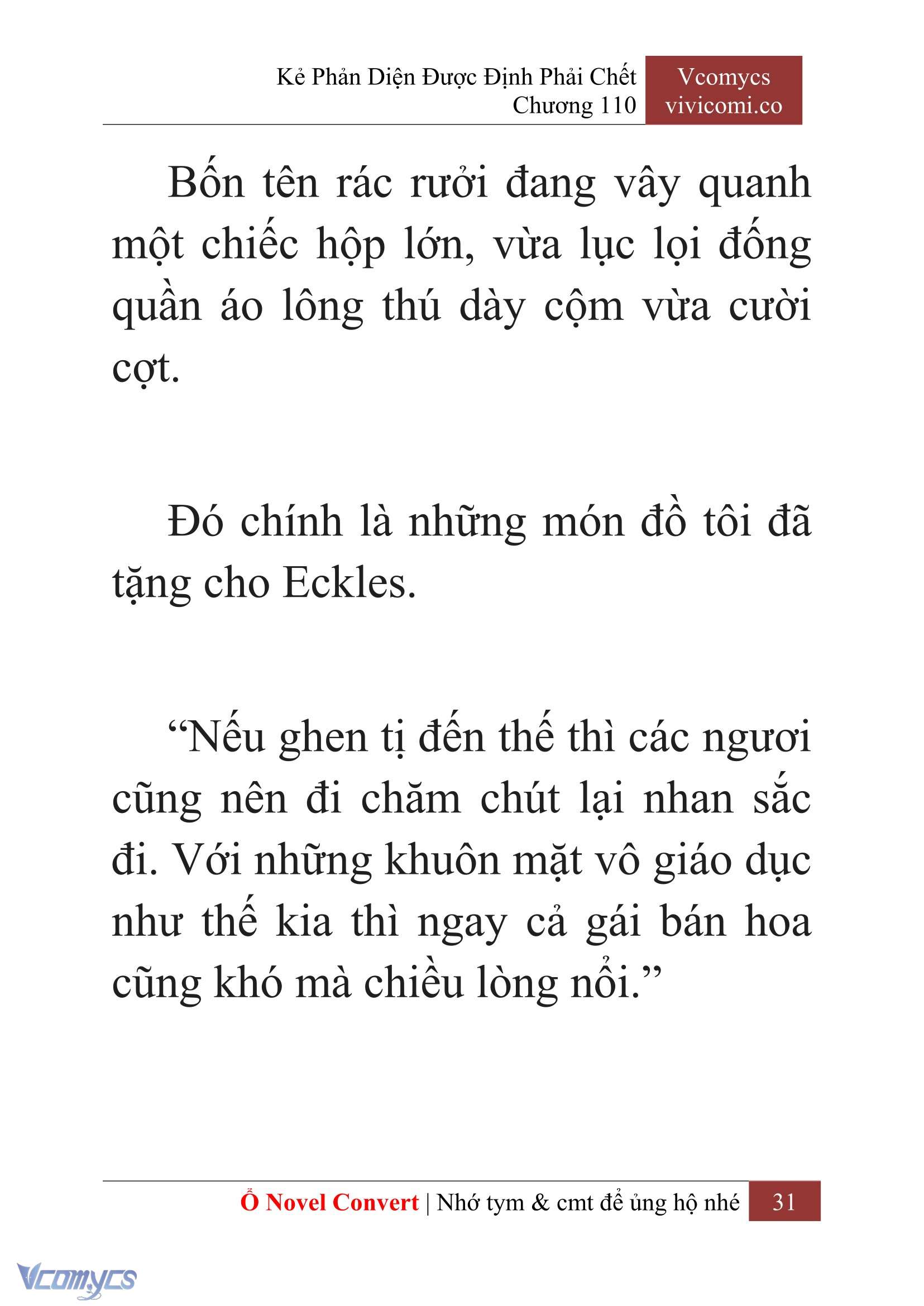 [Novel] Kẻ Phản Diện Được Định Phải Chết Chap 110 - Next Chap 111