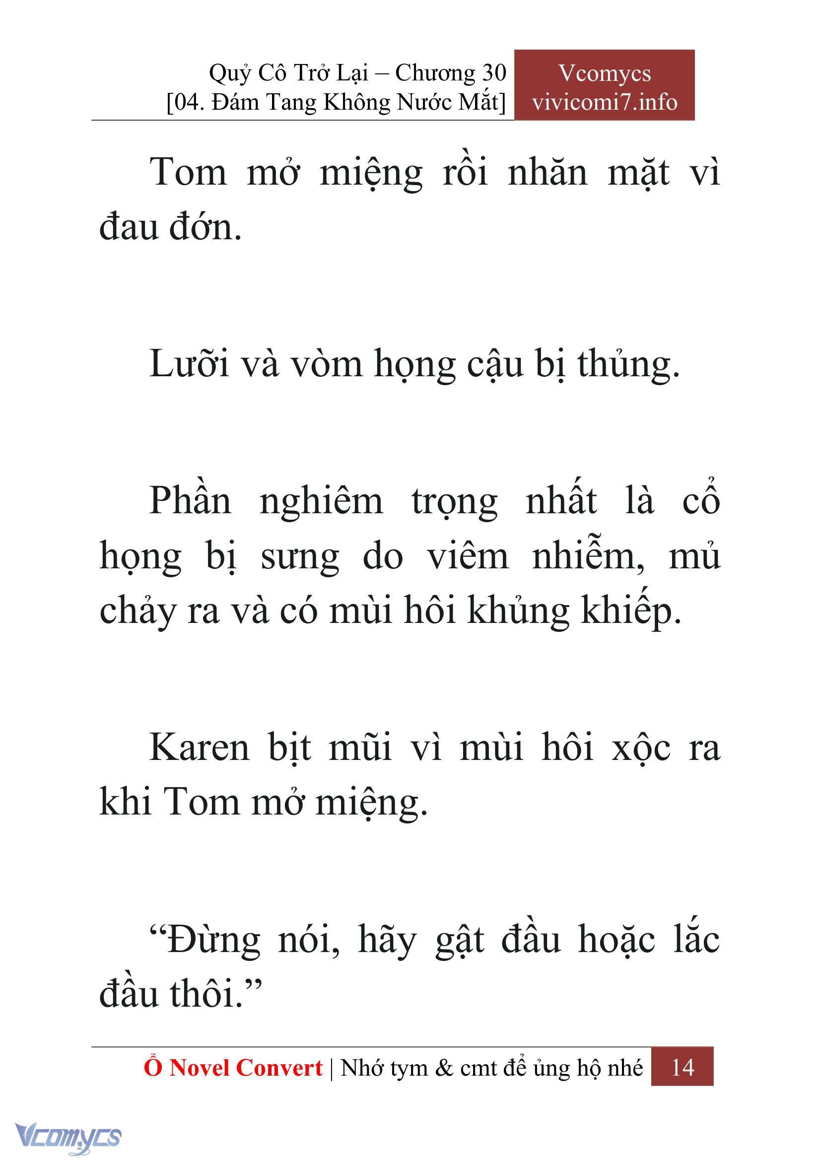 [Novel] Quý Cô Trở Lại Chap 30 - Trang 2