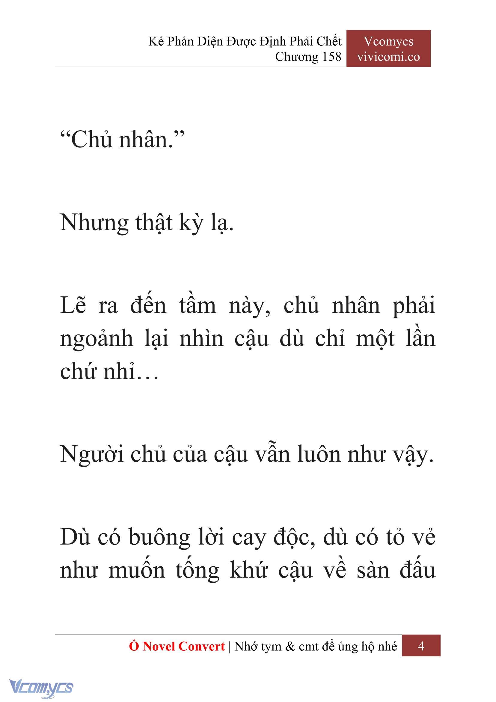 [Novel] Kẻ Phản Diện Được Định Phải Chết Chap 158 - Trang 2