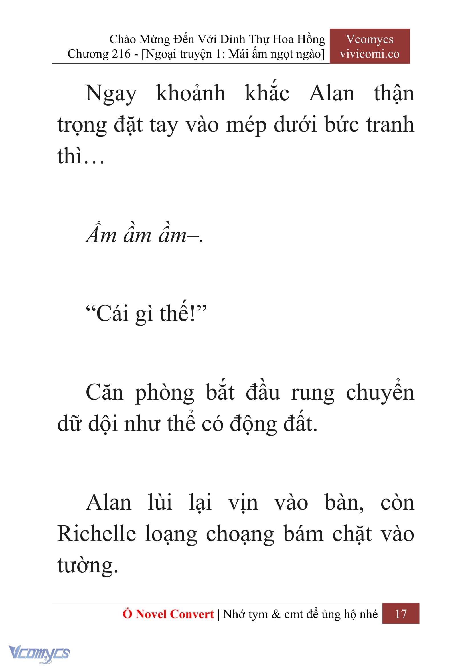 [Novel] Chào Mừng Đến Với Dinh Thự Hoa Hồng Chap 216 - Trang 2