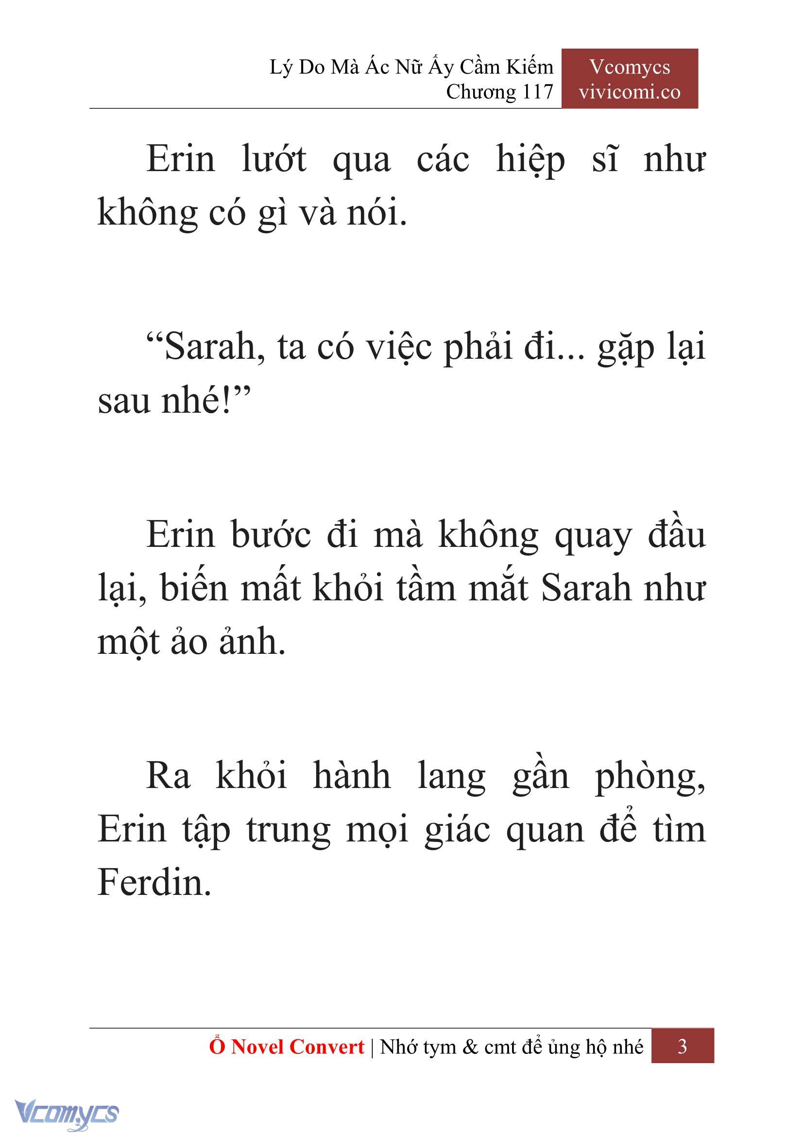 [Novel] Lý Do Mà Ác Nữ Ấy Cầm Kiếm Chap 117 - Trang 2