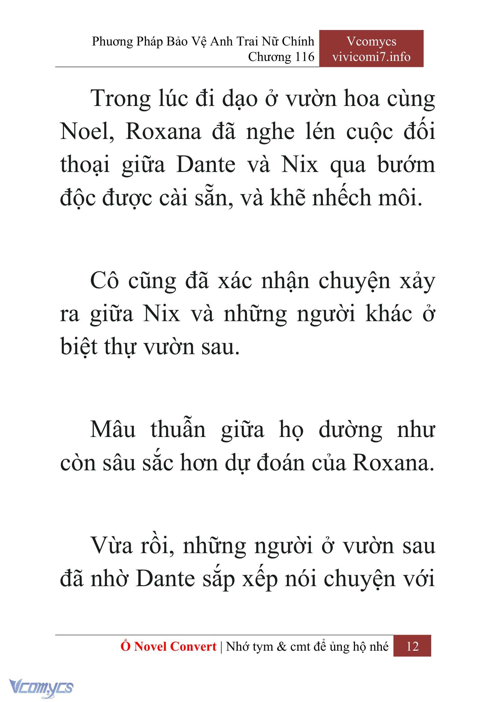 [Novel] Phương Pháp Bảo Vệ Anh Trai Nữ Chính Chap 116 - Trang 2