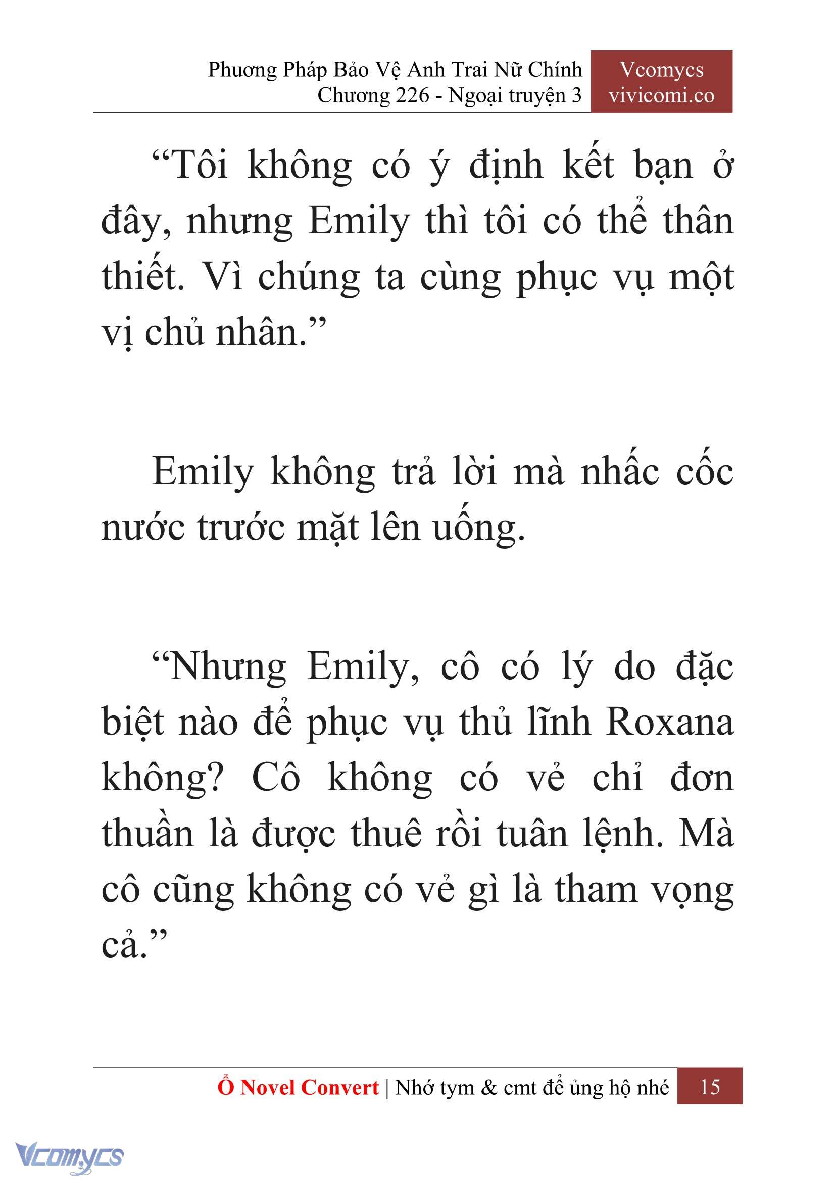 [Novel] Phương Pháp Bảo Vệ Anh Trai Nữ Chính Chap 226 - Trang 2