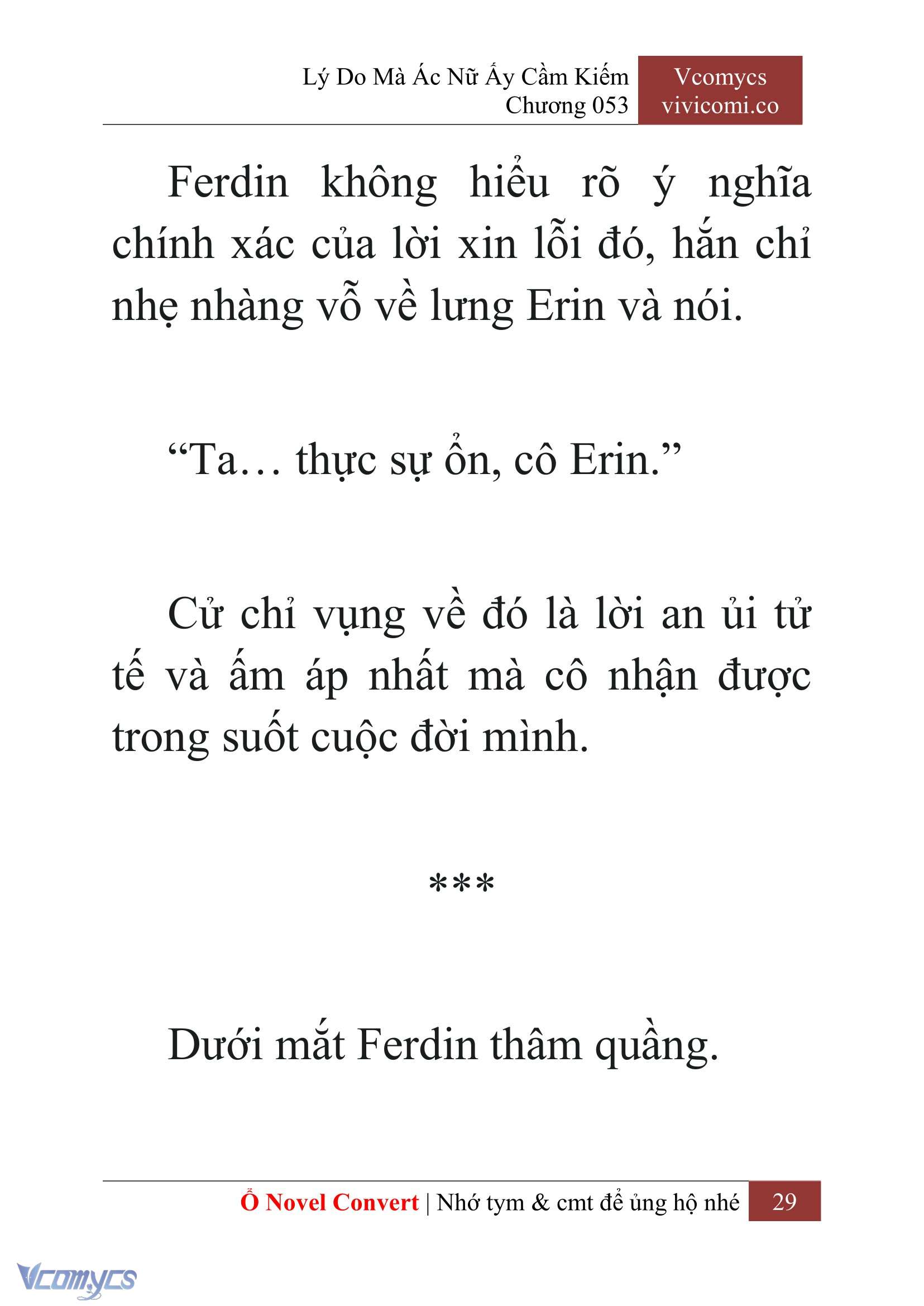 [Novel] Lý Do Mà Ác Nữ Ấy Cầm Kiếm Chap 53 - Next Chap 54