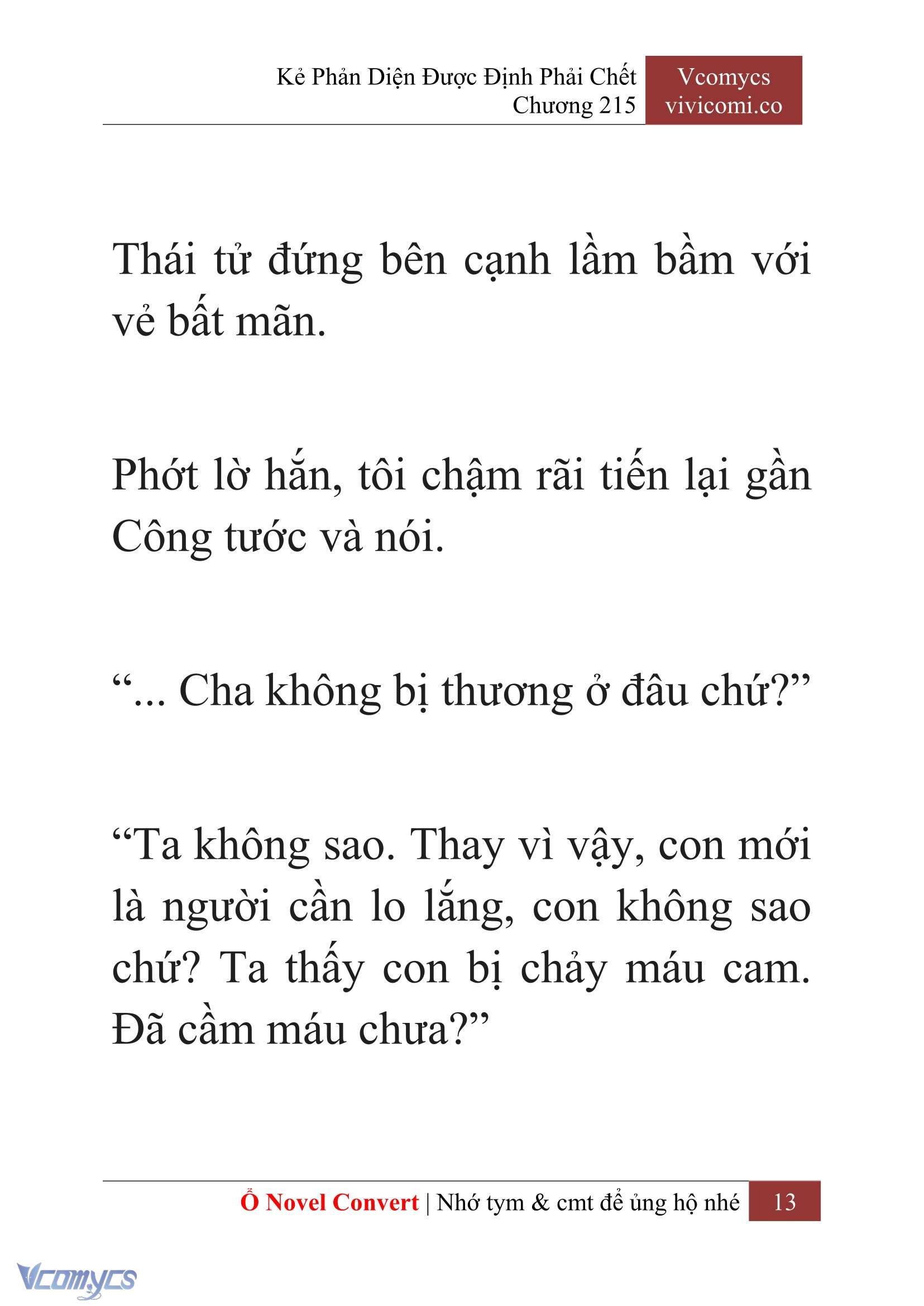 [Novel] Kẻ Phản Diện Được Định Phải Chết Chap 215 - Trang 2