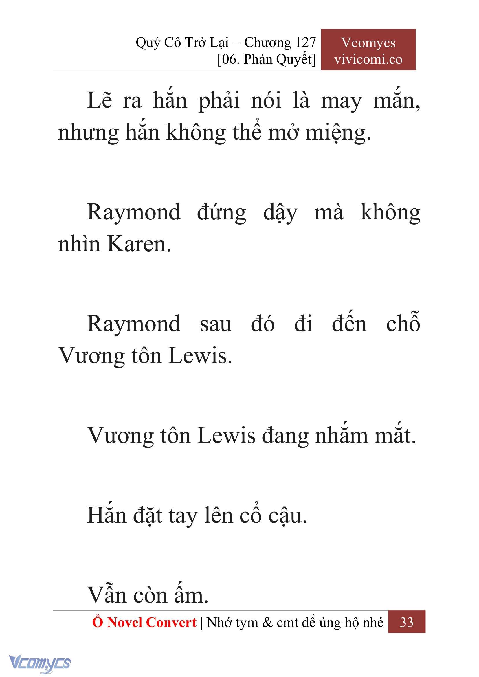 [Novel] Quý Cô Trở Lại Chap 127 - Trang 2