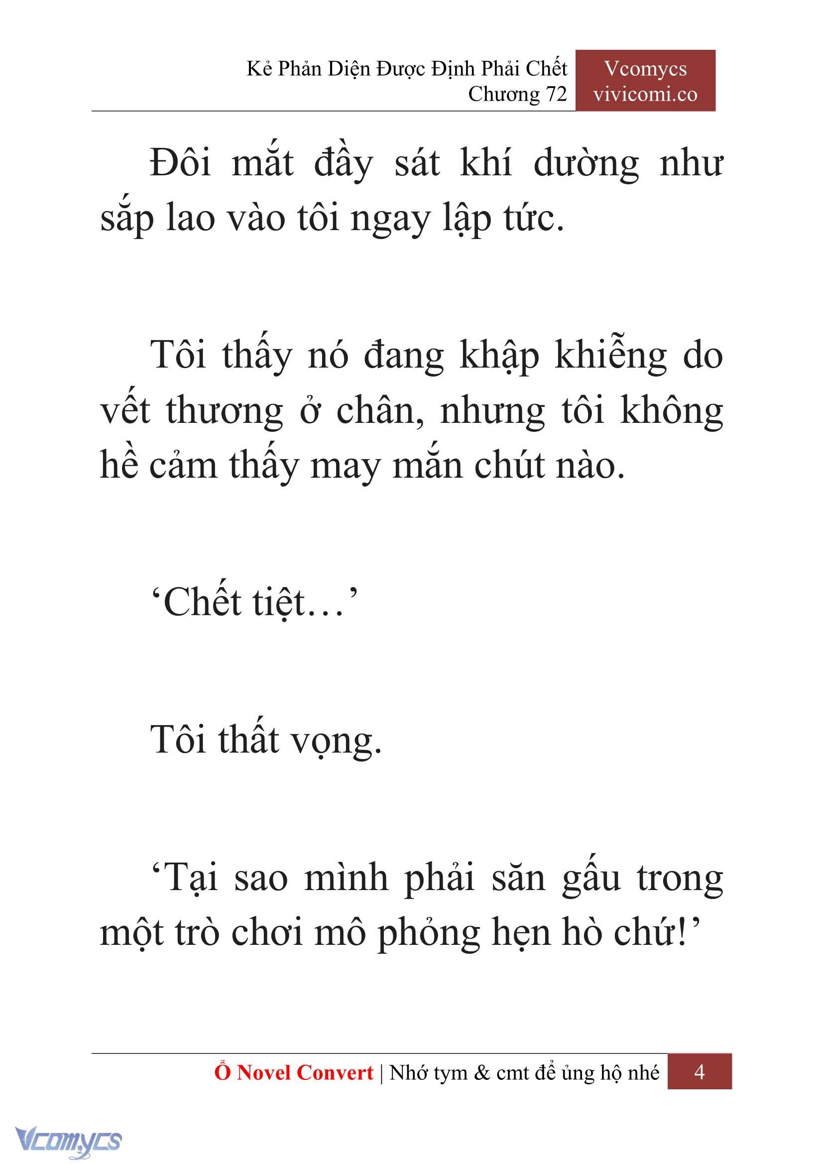 [Novel] Kẻ Phản Diện Được Định Phải Chết Chap 72 - Next Chap 73