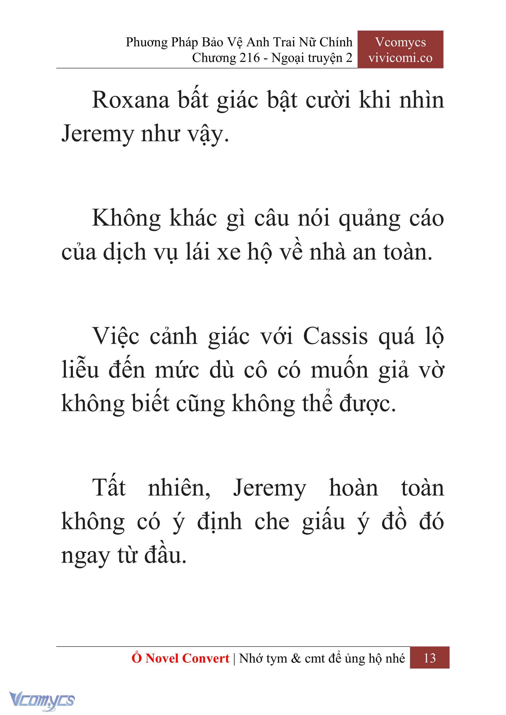 [Novel] Phương Pháp Bảo Vệ Anh Trai Nữ Chính Chap 216 - Trang 2