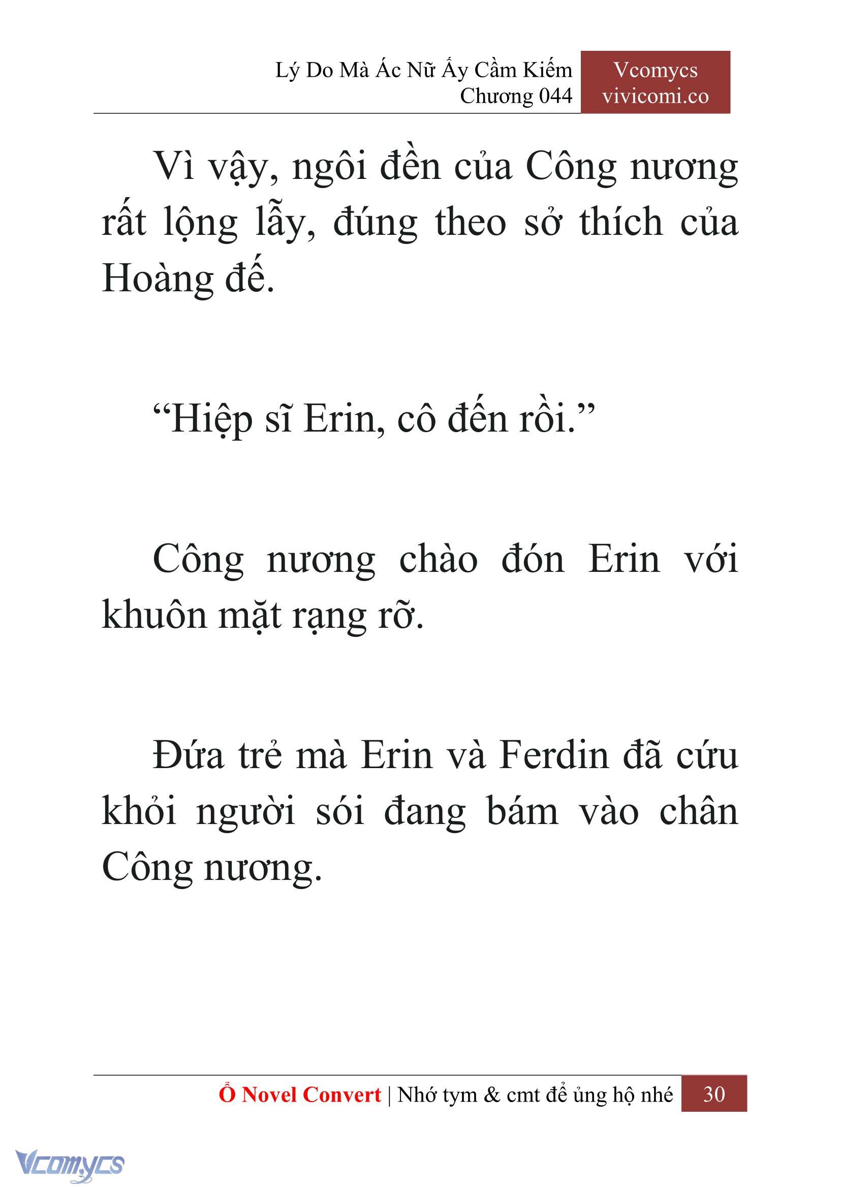 [Novel] Lý Do Mà Ác Nữ Ấy Cầm Kiếm Chap 44 - Next Chap 45