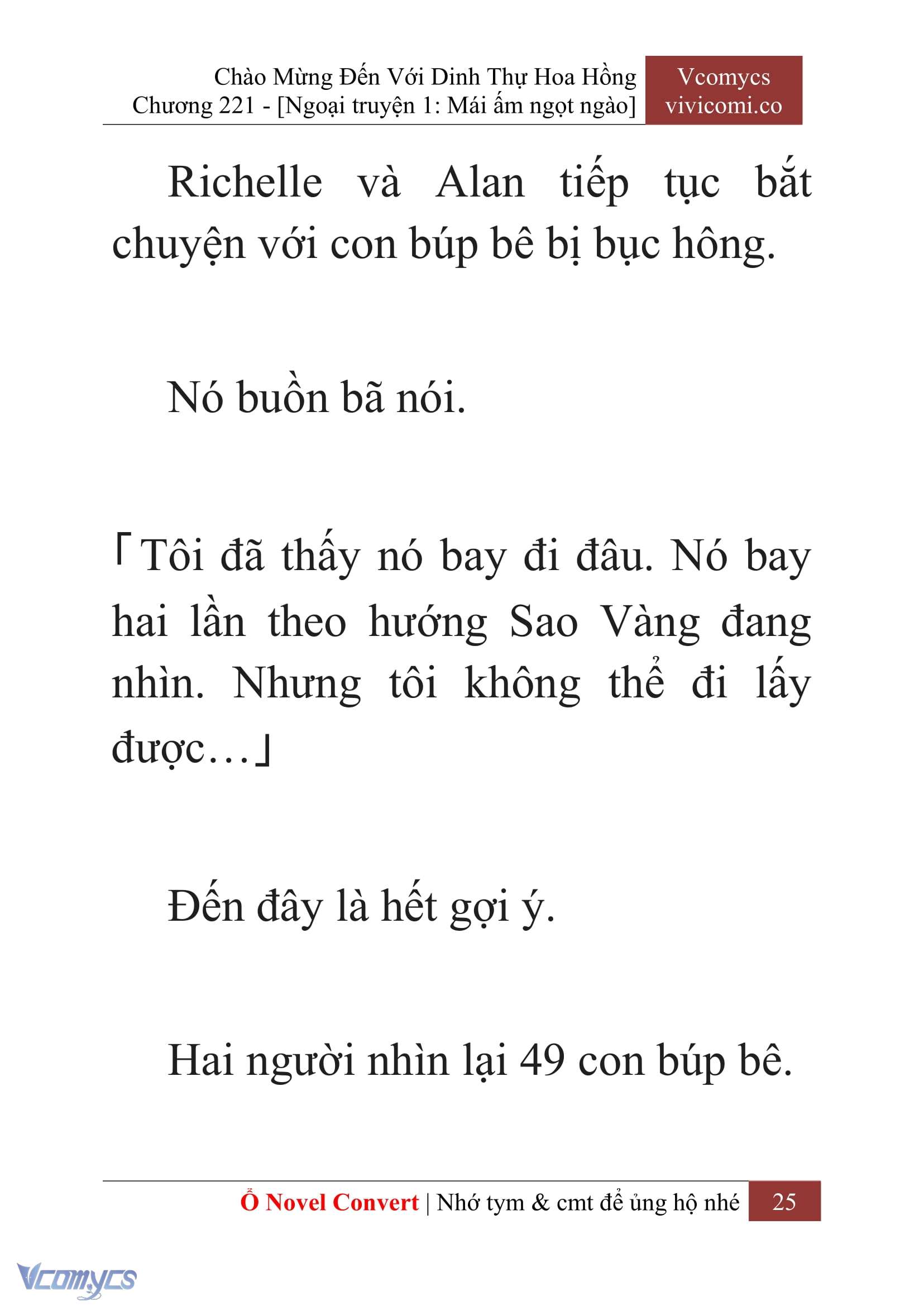 [Novel] Chào Mừng Đến Với Dinh Thự Hoa Hồng Chap 221 - Next Chap 222