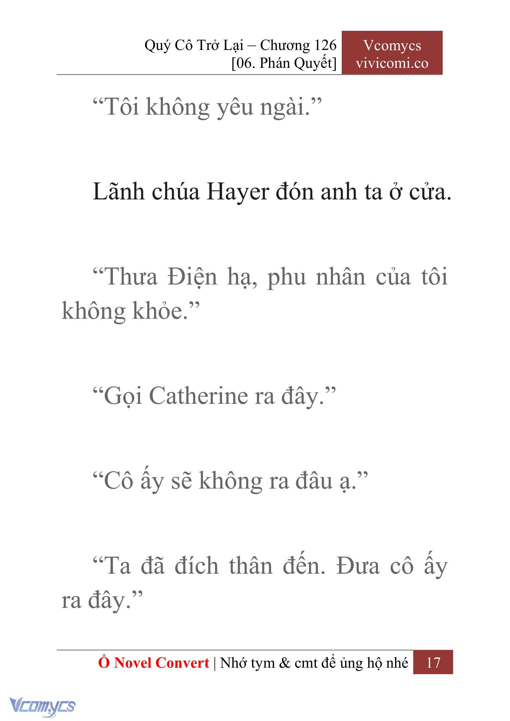 [Novel] Quý Cô Trở Lại Chap 126 - Trang 2