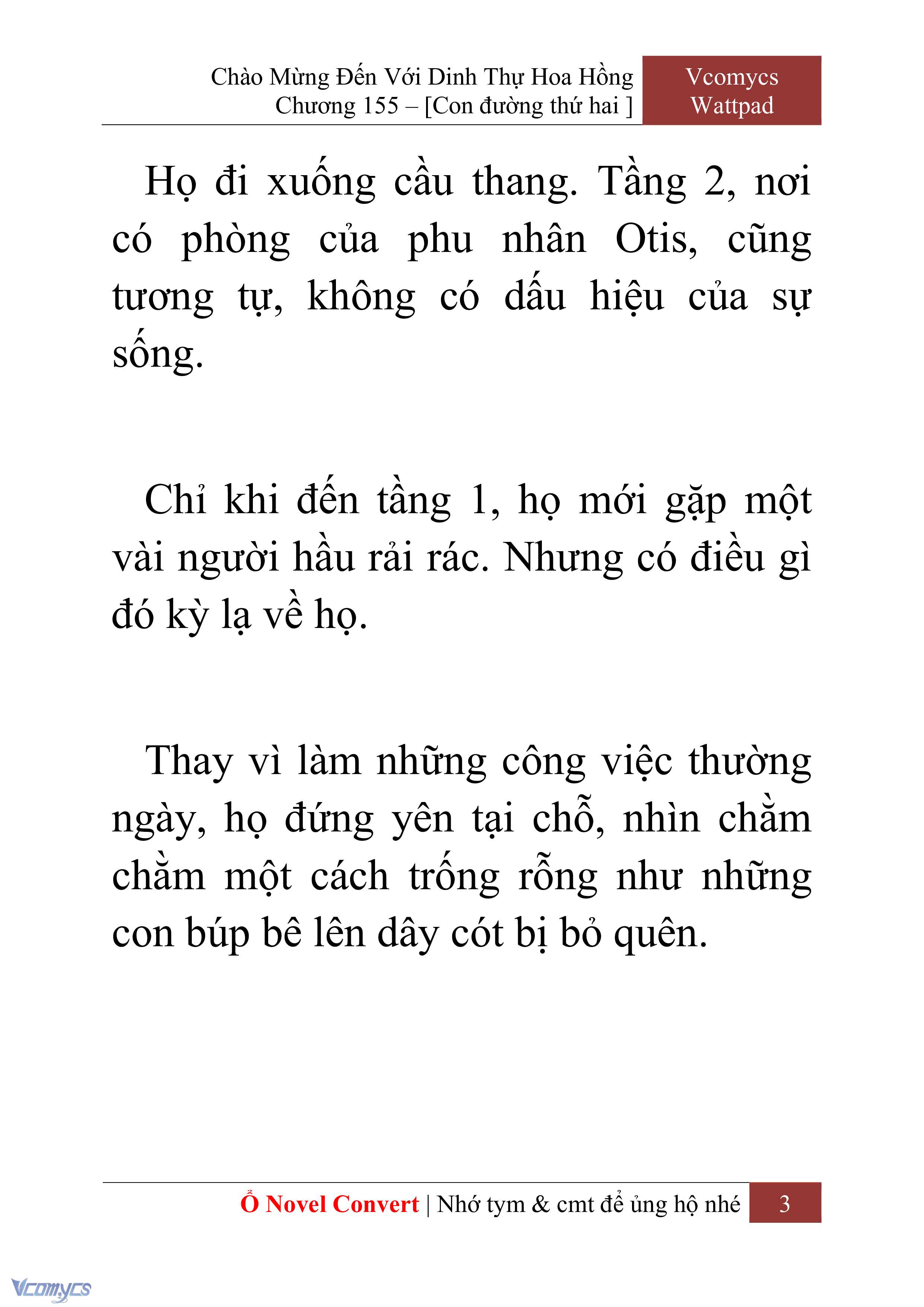[Novel] Chào Mừng Đến Với Dinh Thự Hoa Hồng Chap 155 - Trang 2