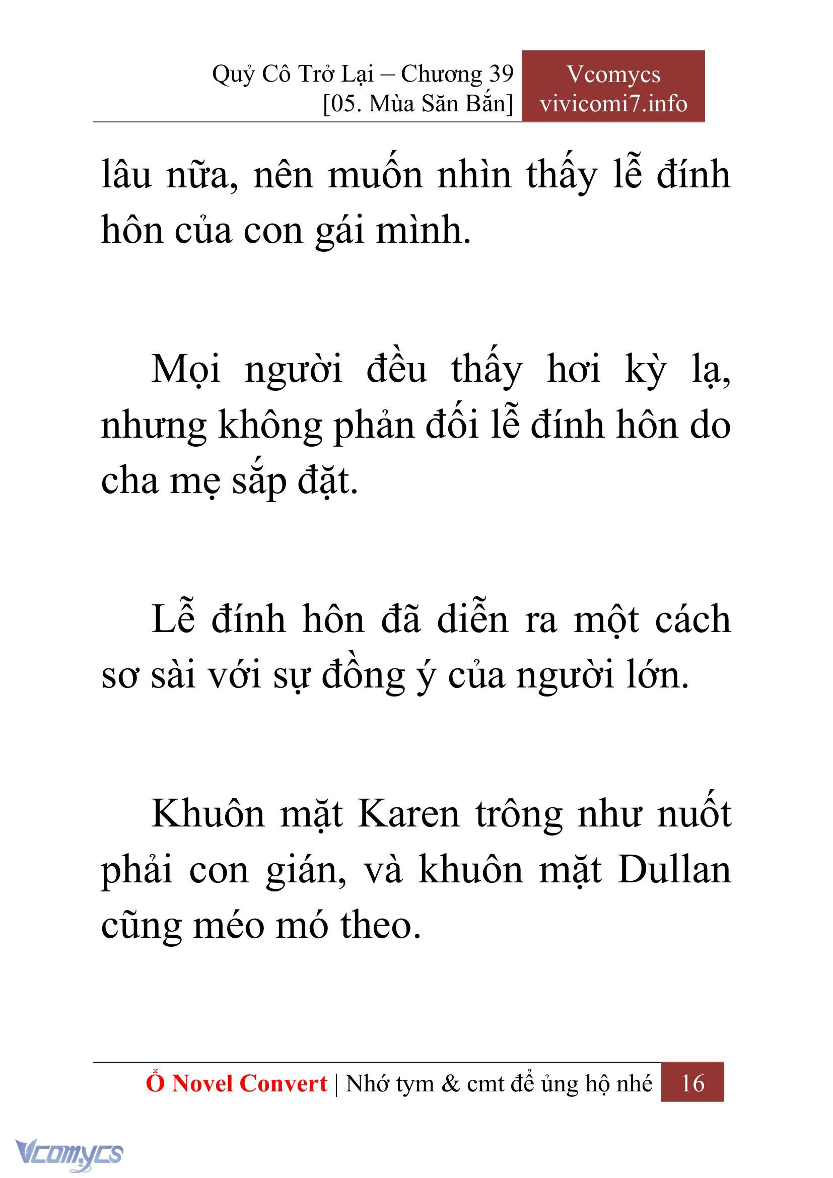 [Novel] Quý Cô Trở Lại Chap 39 - Trang 2